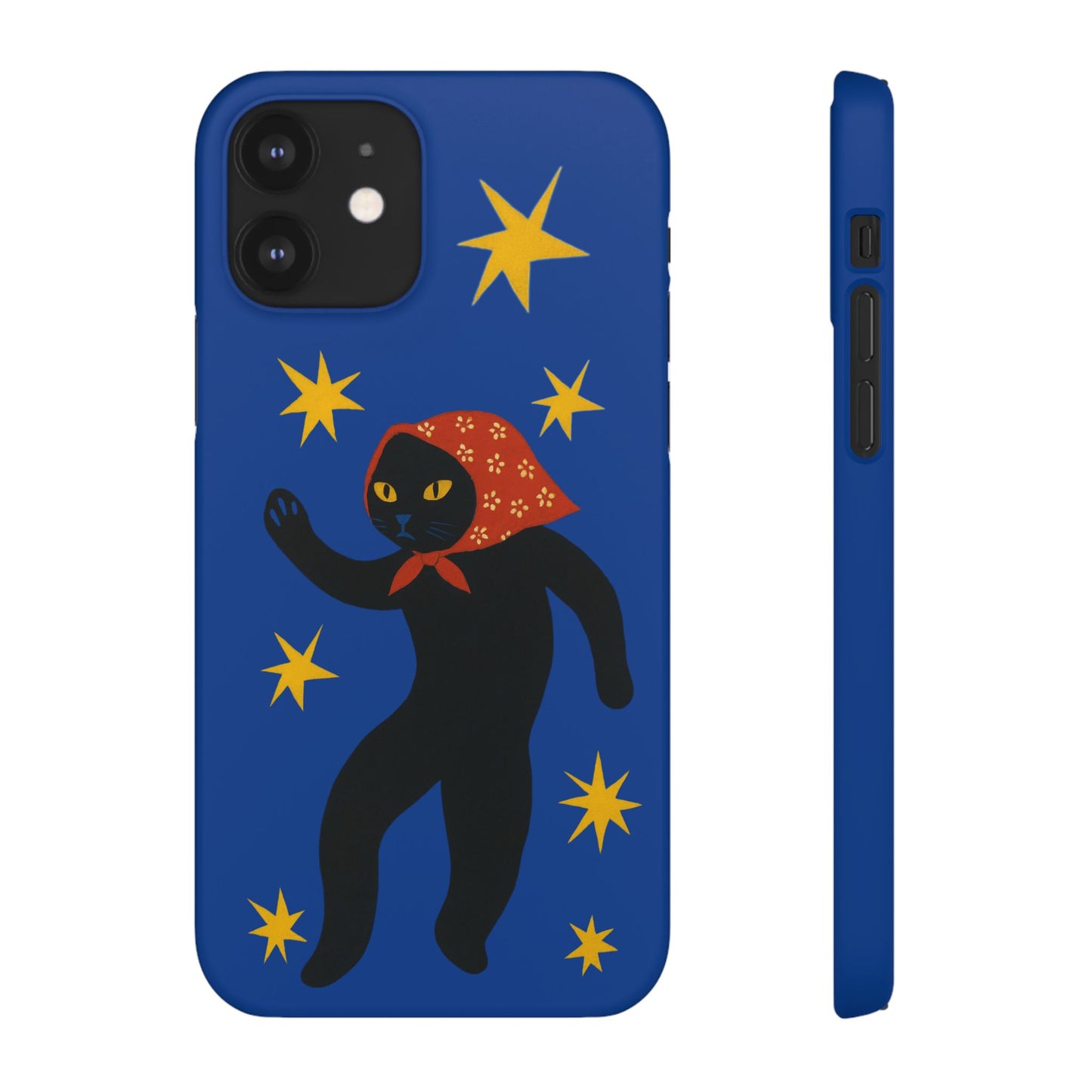 Babushka Cat x Matisse Style Snap Phone Case