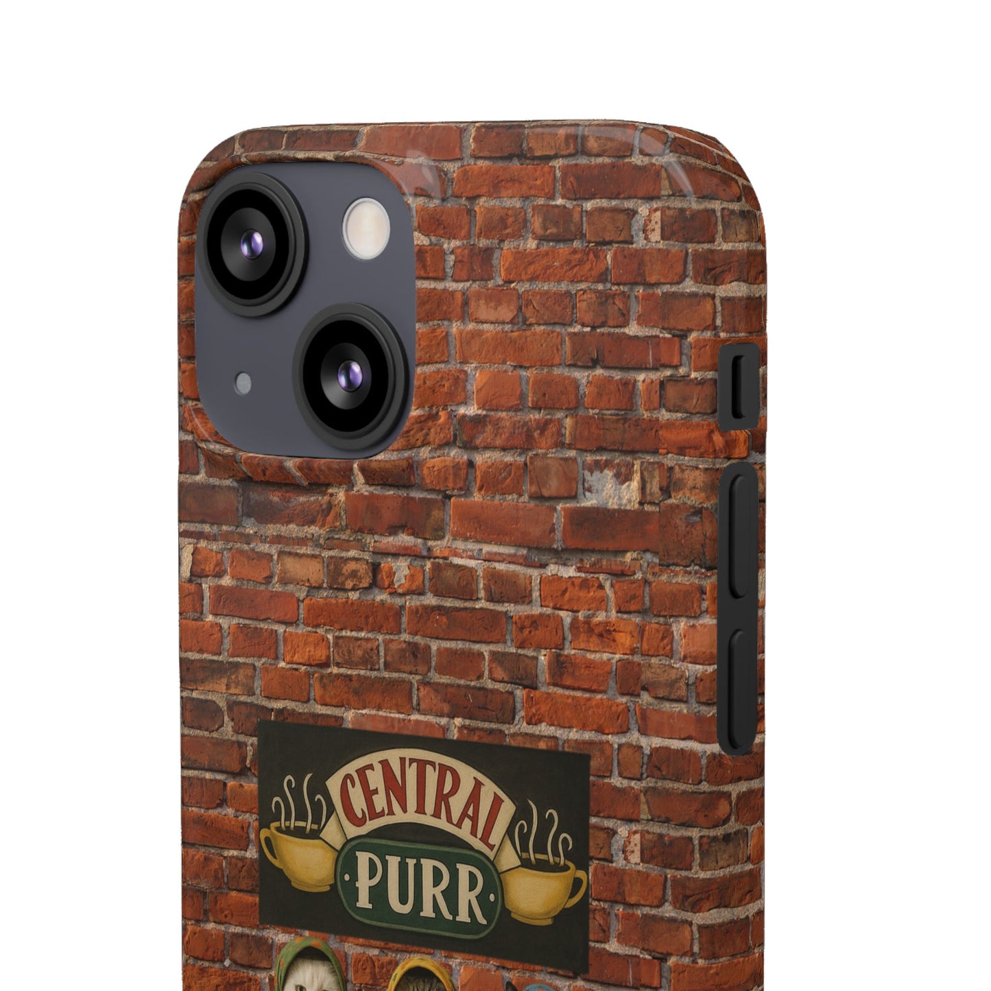 Babushka Cat Coffee Shop Snap Phone Case