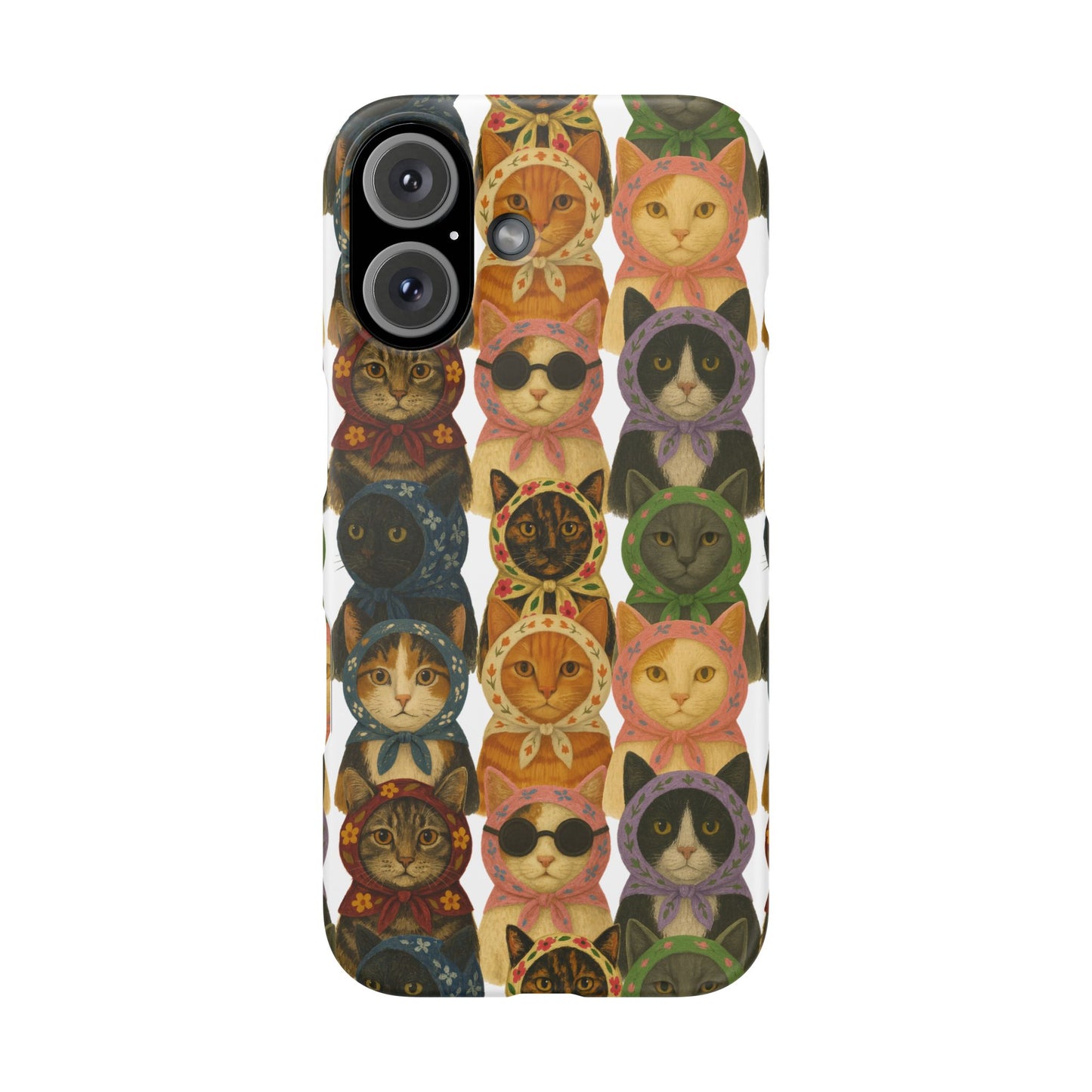 Babushka Cat Snap Phone Cases