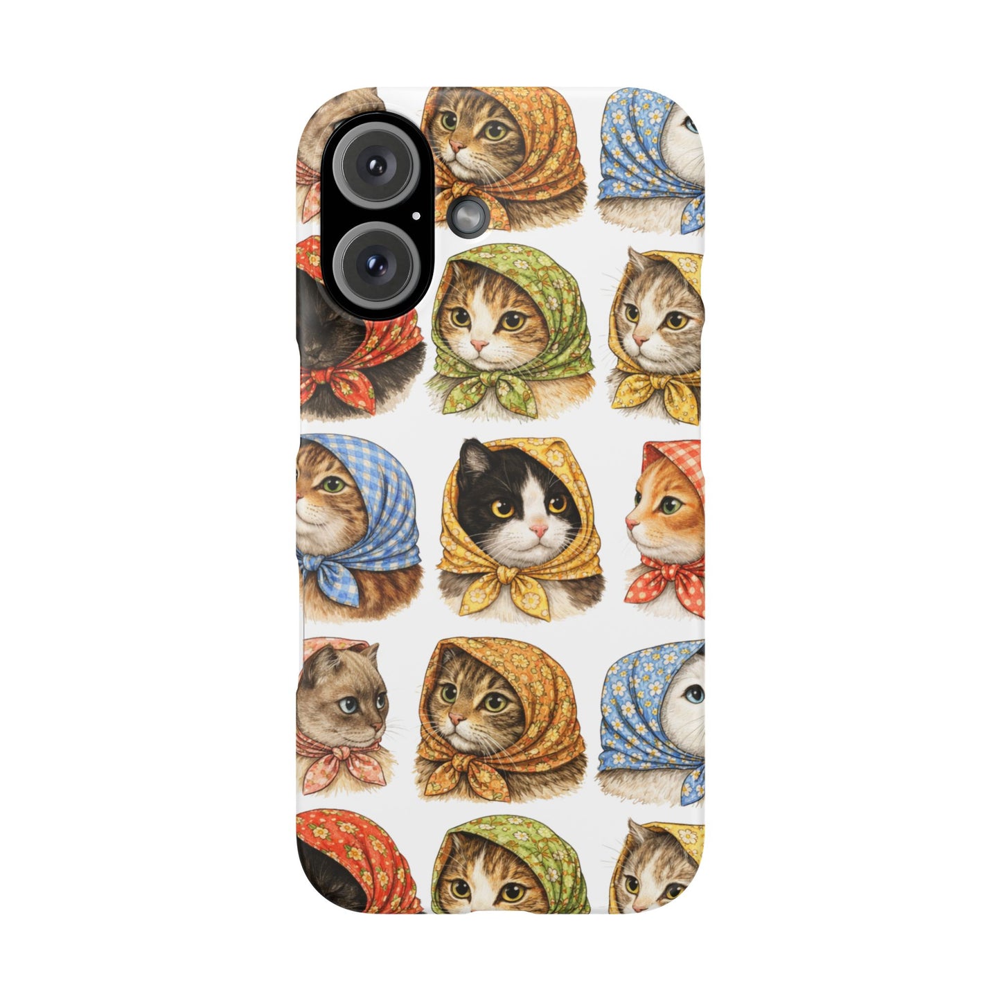 Babushka Cats Snap Phone Case