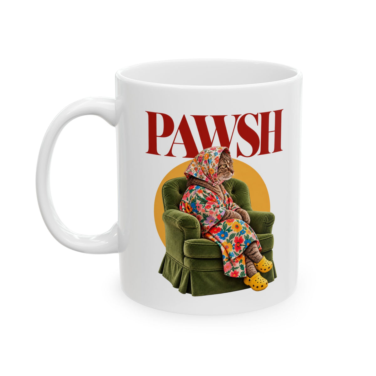 Babushka Cat Pawsh Icon Mug