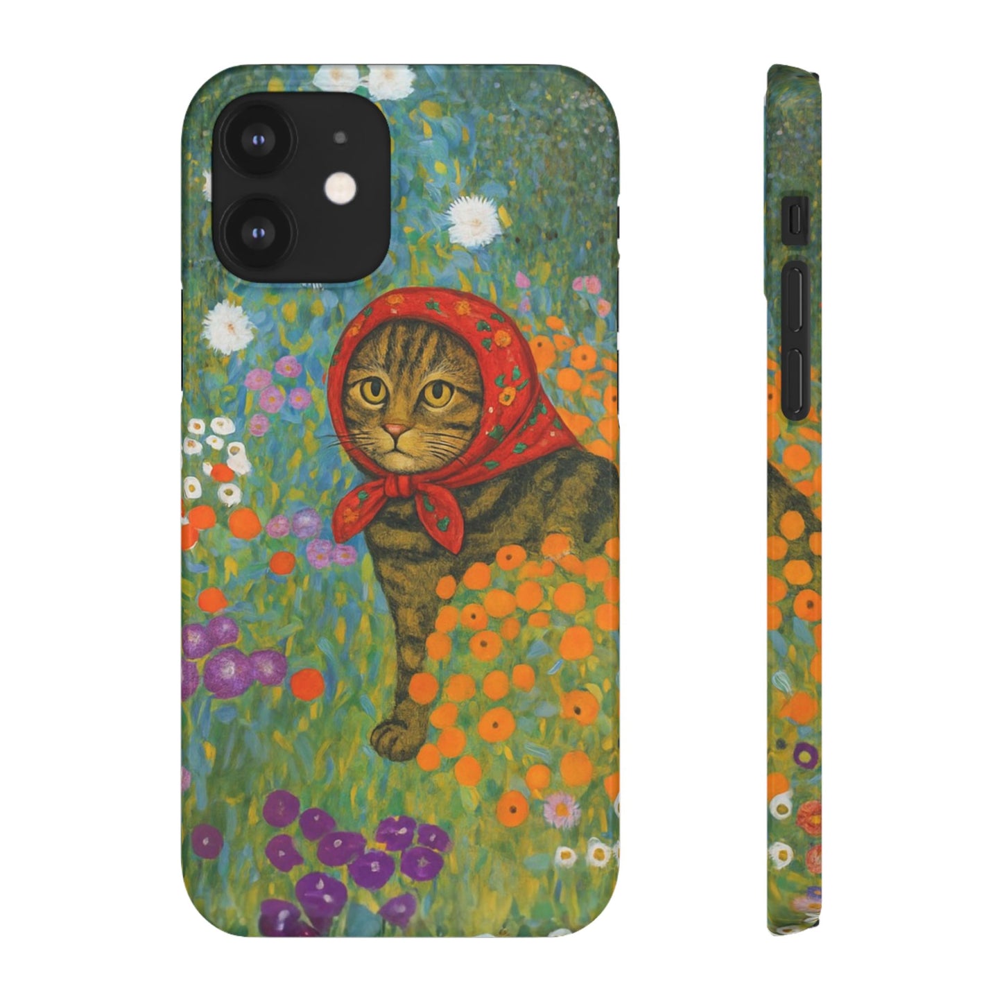 Babushka Cat Gusav Klimt Snap Phone Case