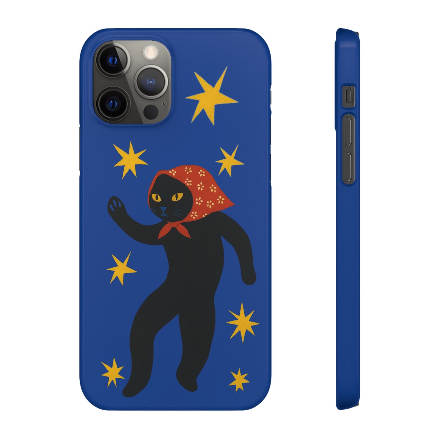 Babushka Cat x Matisse Style Snap Phone Case