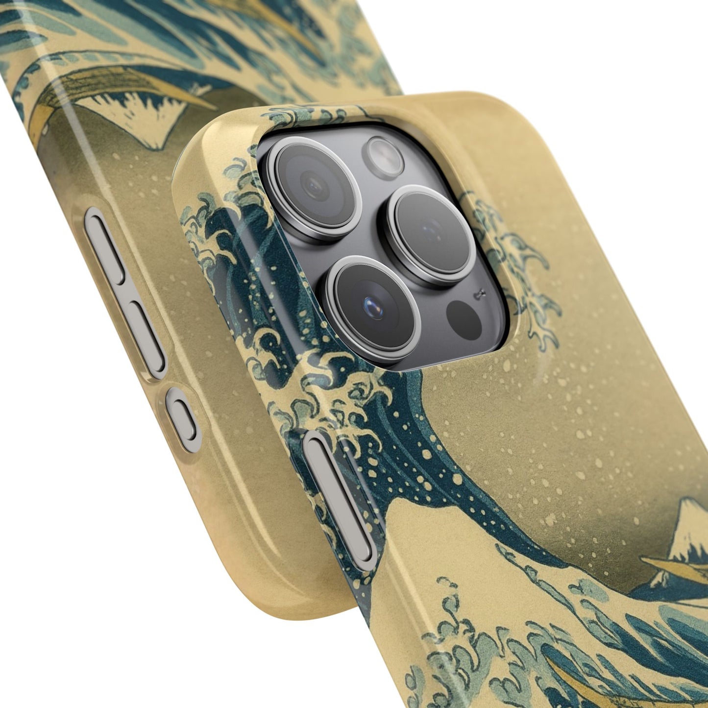 Babushka Cat x  The Great Wave Off Kanagawa Snap Phone Case