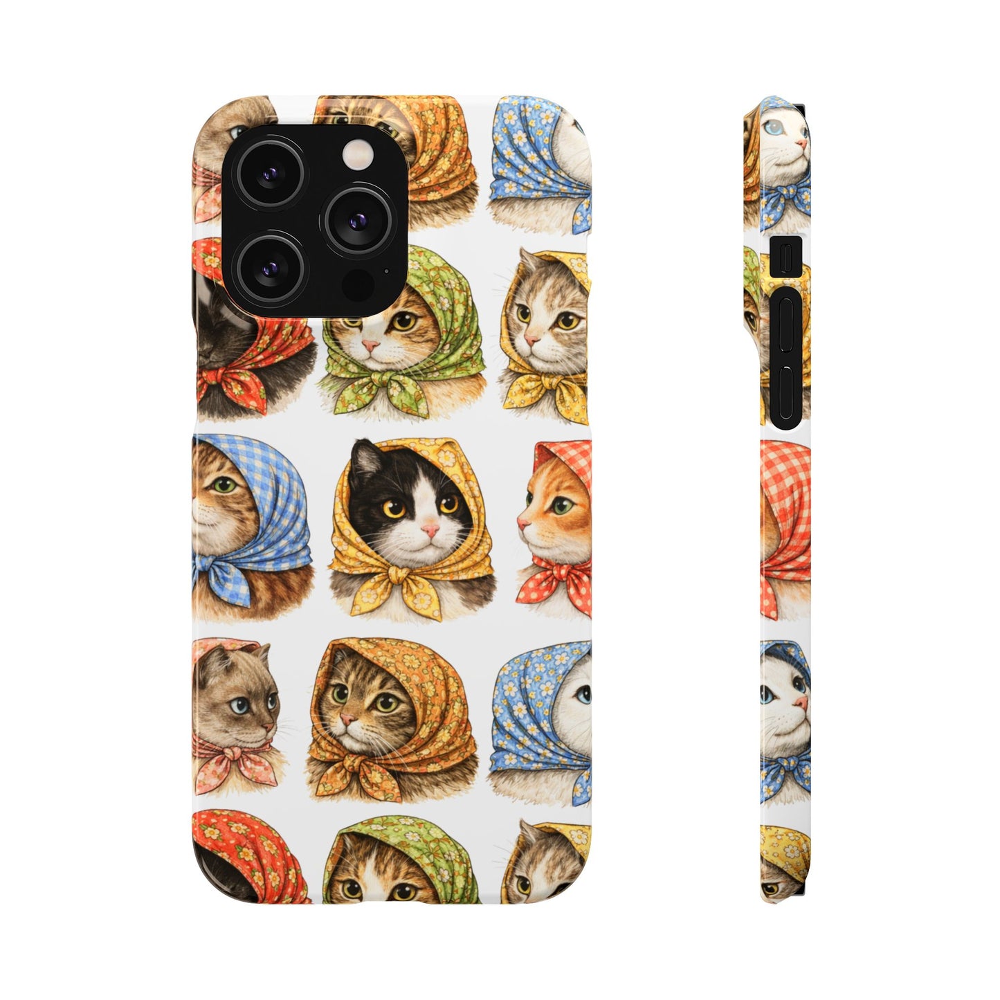Babushka Cats Snap Phone Case