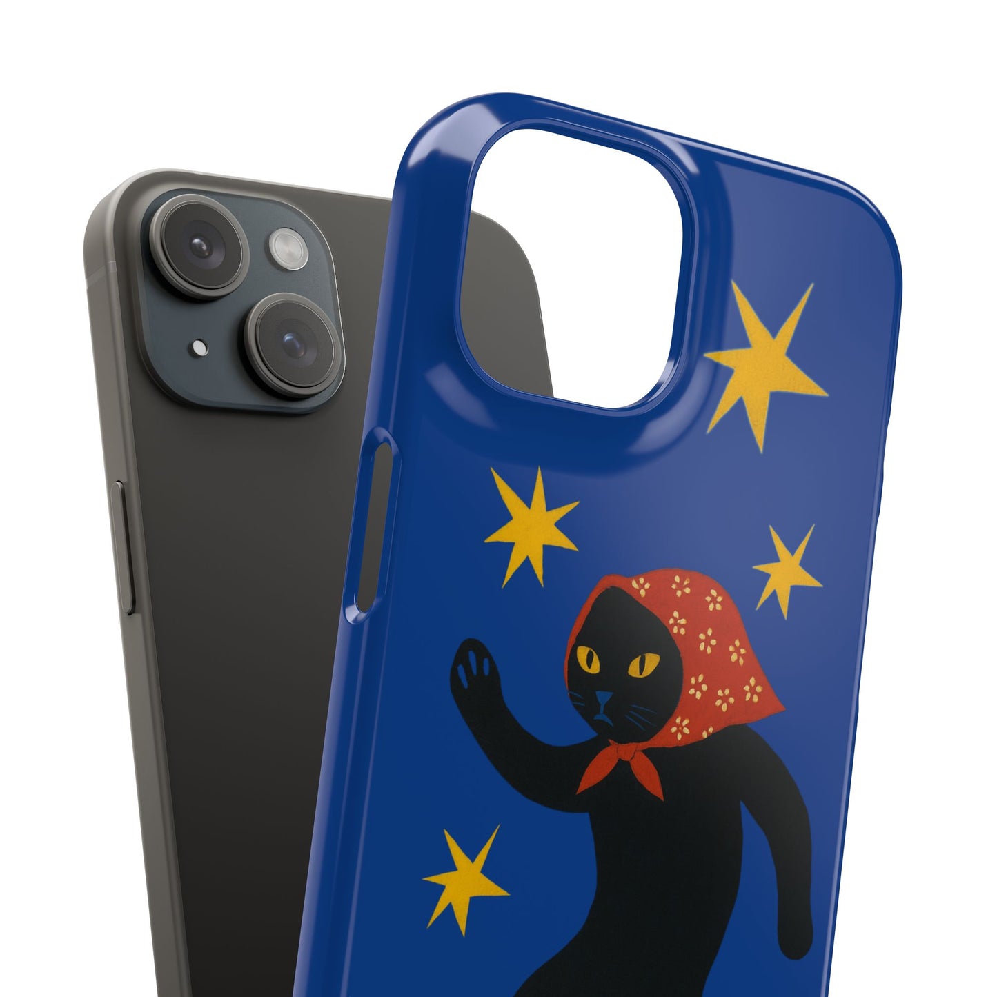 Babushka Cat x Matisse Style Snap Phone Case