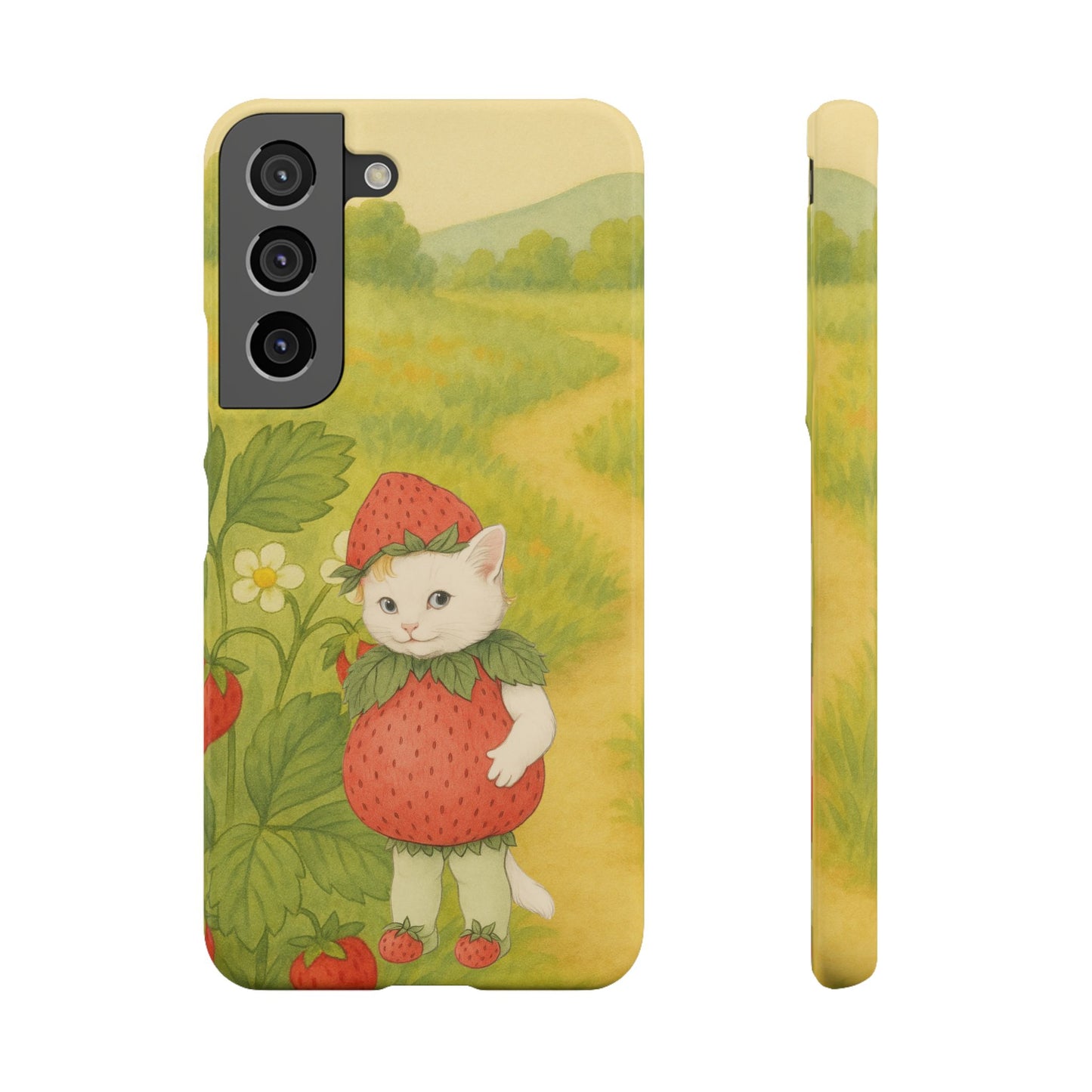 Strawberry Cat x Mother Earth's Children Snap Phone Case