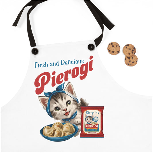 Vintage Kitten Pierogi Apron for Pierogi Makers