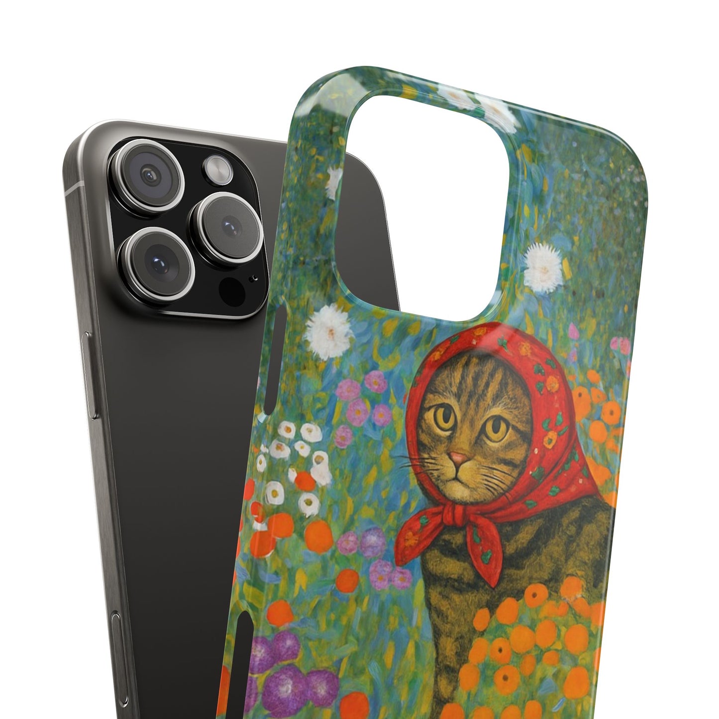 Babushka Cat Gusav Klimt Snap Phone Case