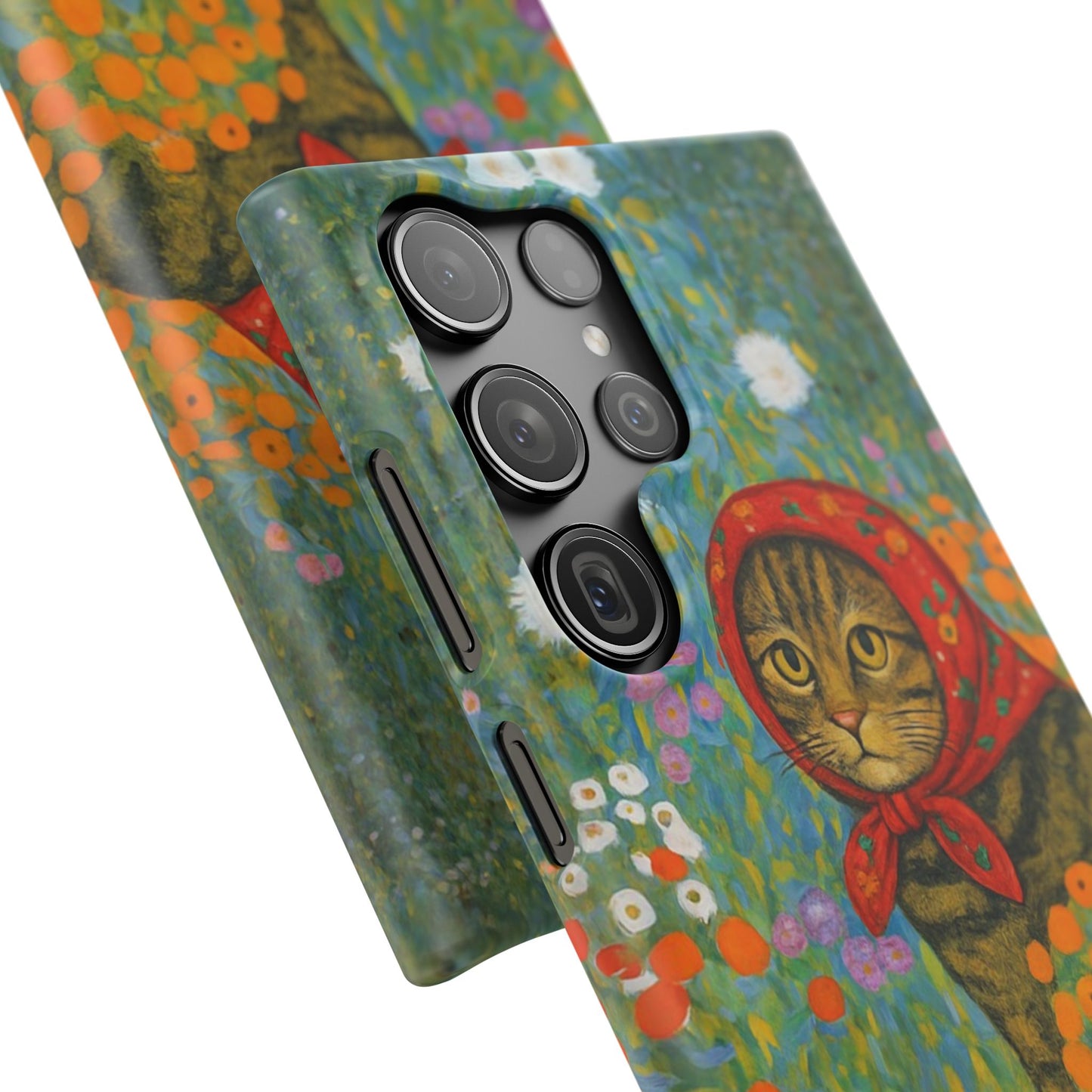 Babushka Cat Gusav Klimt Snap Phone Case