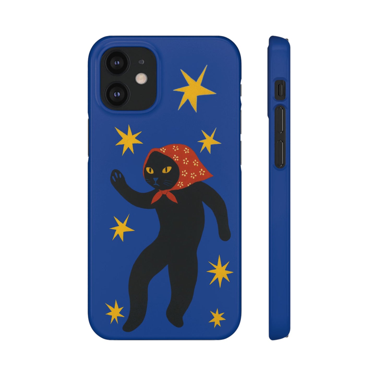 Babushka Cat x Matisse Style Snap Phone Case