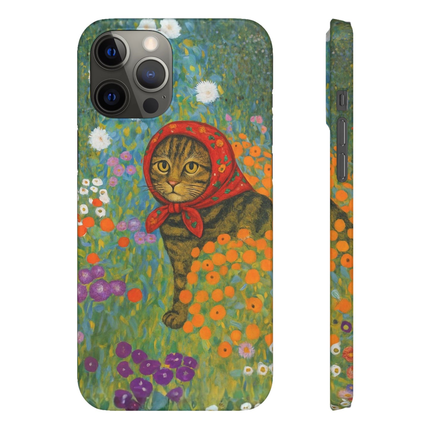 Babushka Cat Gusav Klimt Snap Phone Case
