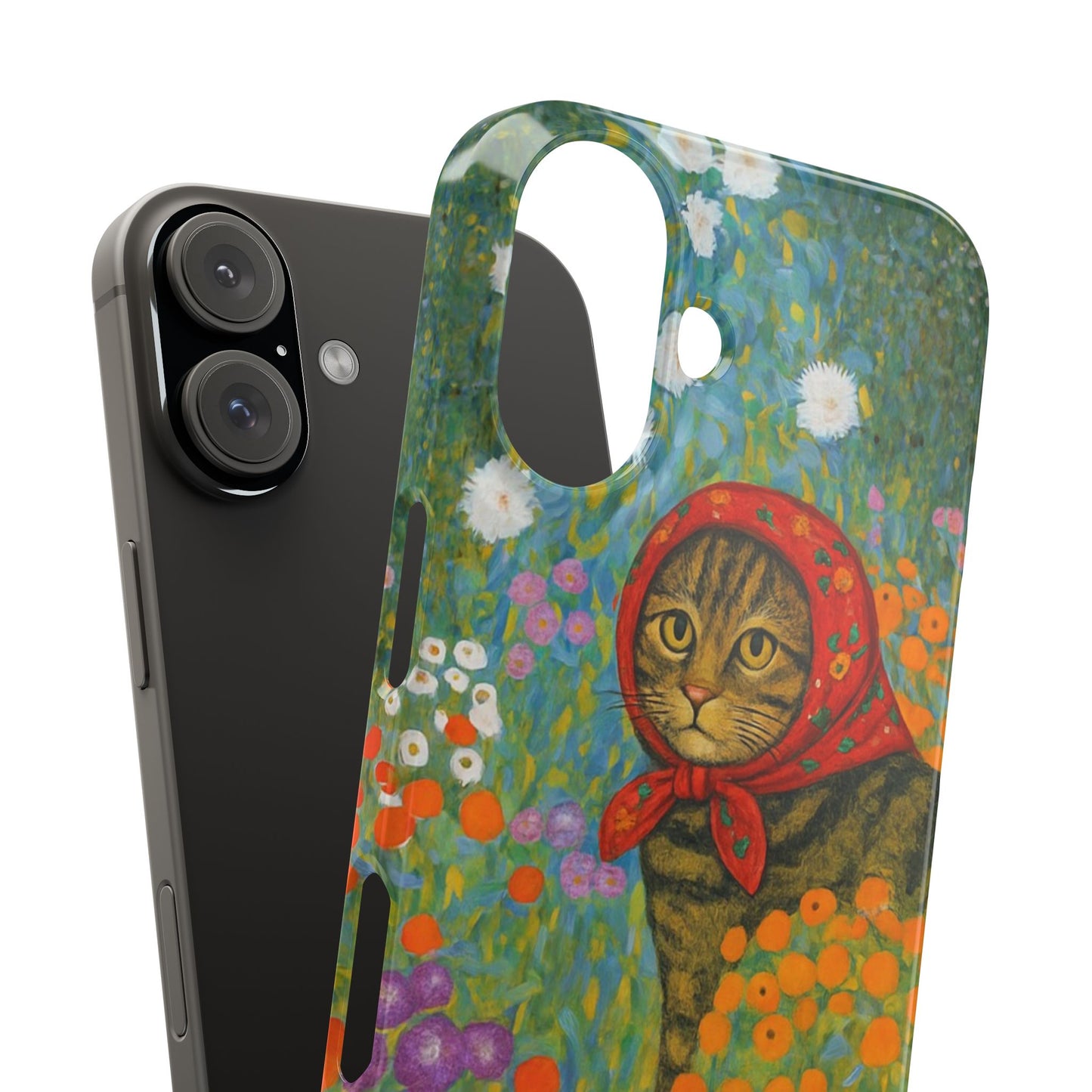Babushka Cat Gusav Klimt Snap Phone Case