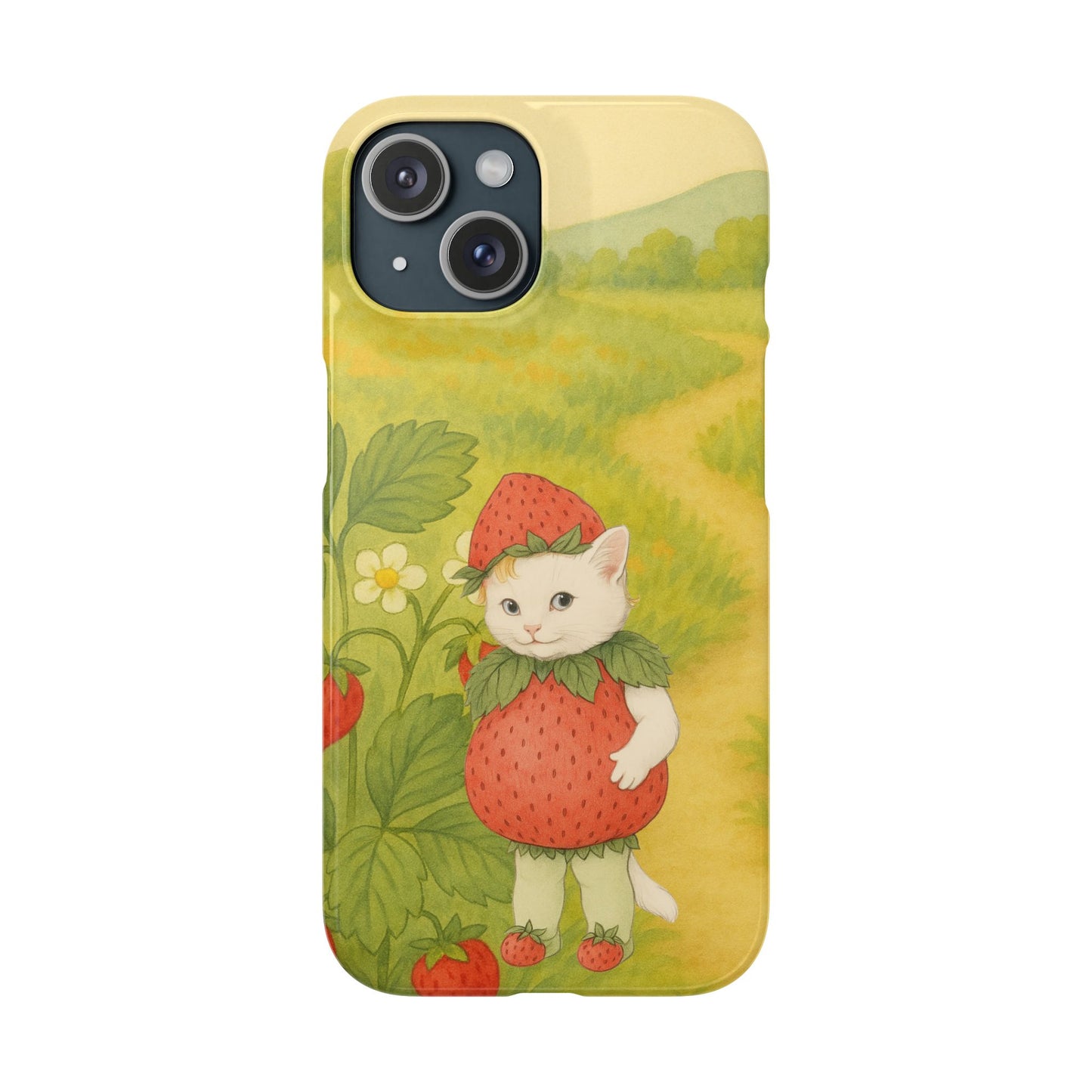 Strawberry Cat x Mother Earth's Children Snap Phone Case