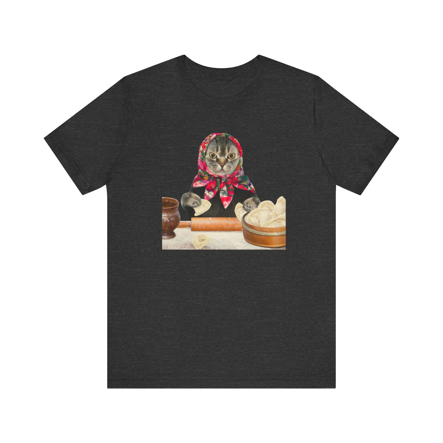 Babushka Makes Pierogi T-Shirt (Unisex)