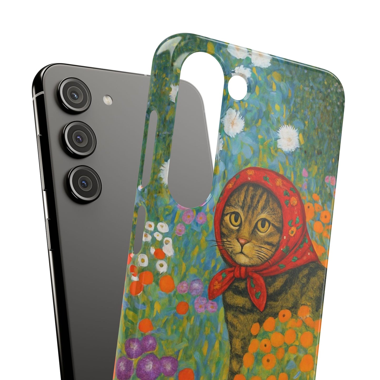 Babushka Cat Gusav Klimt Snap Phone Case