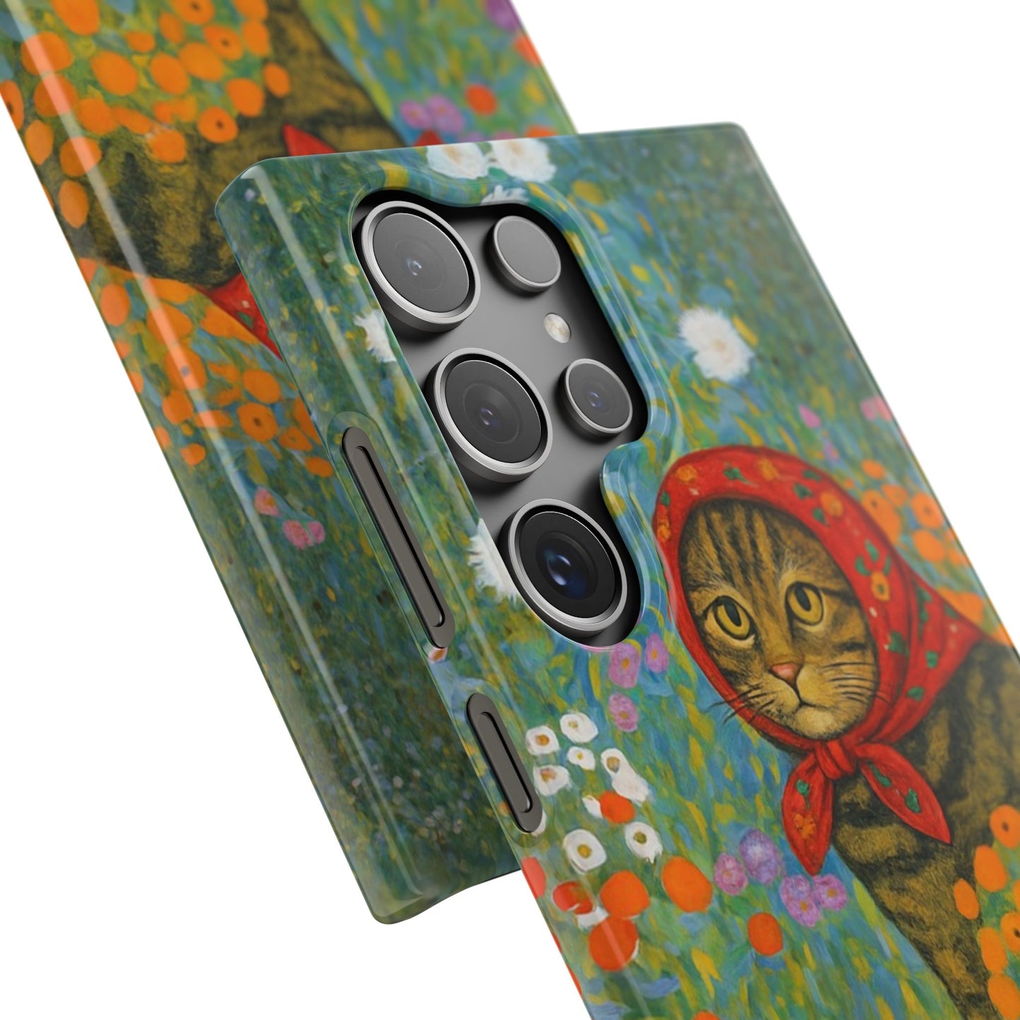 Babushka Cat Gusav Klimt Snap Phone Case