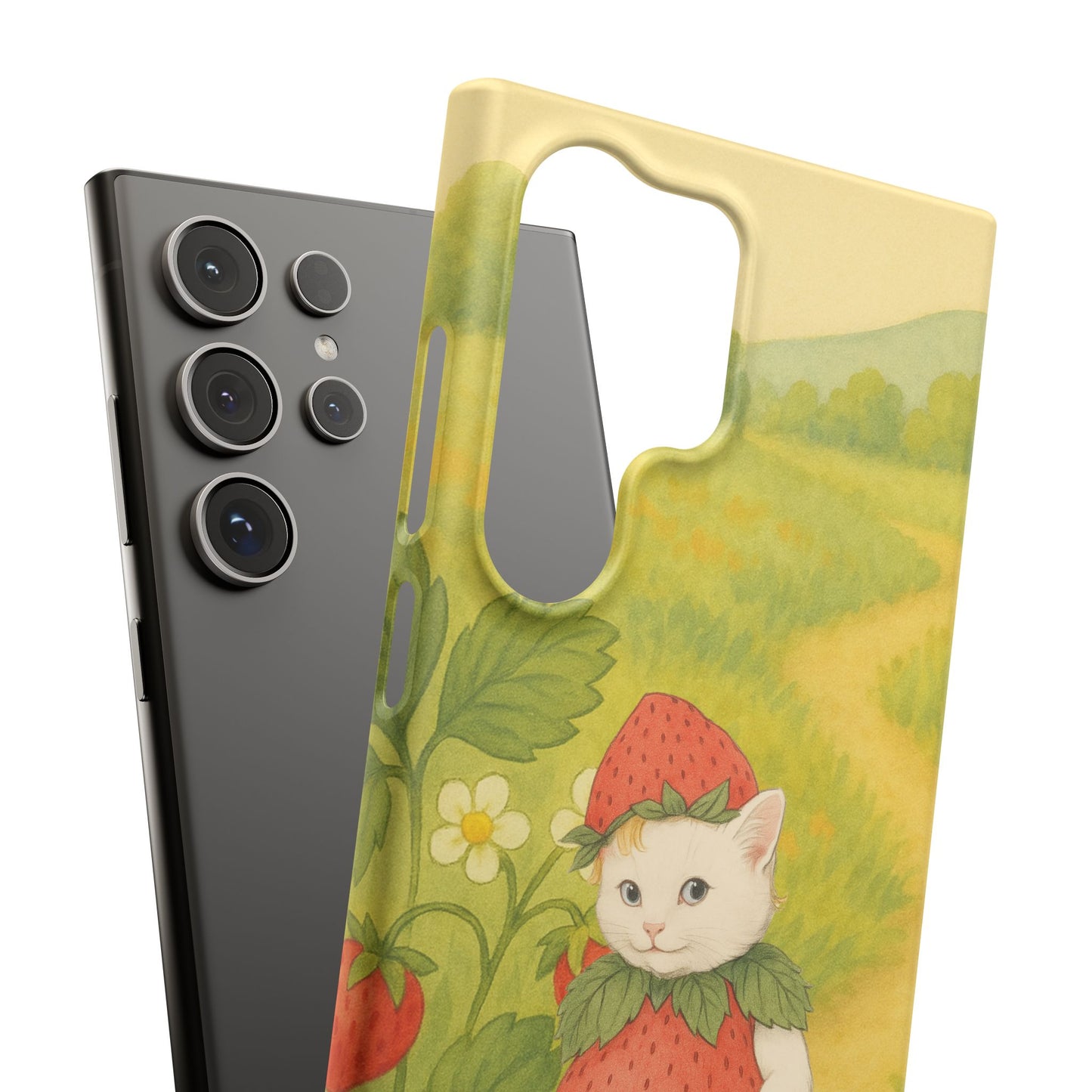 Strawberry Cat x Mother Earth's Children Snap Phone Case