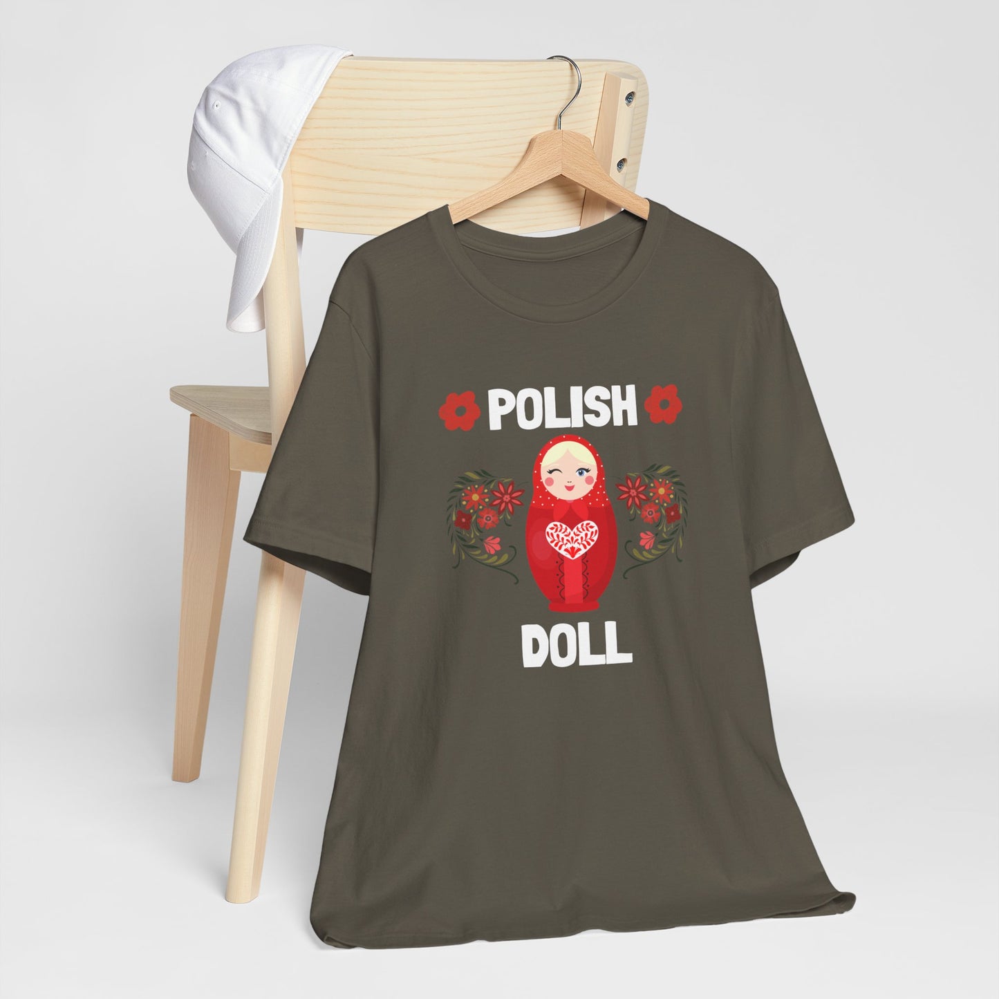 Polish Ladies Tee, Polish Doll Unisex Jersey Short Sleeve Tee for Polish Babes