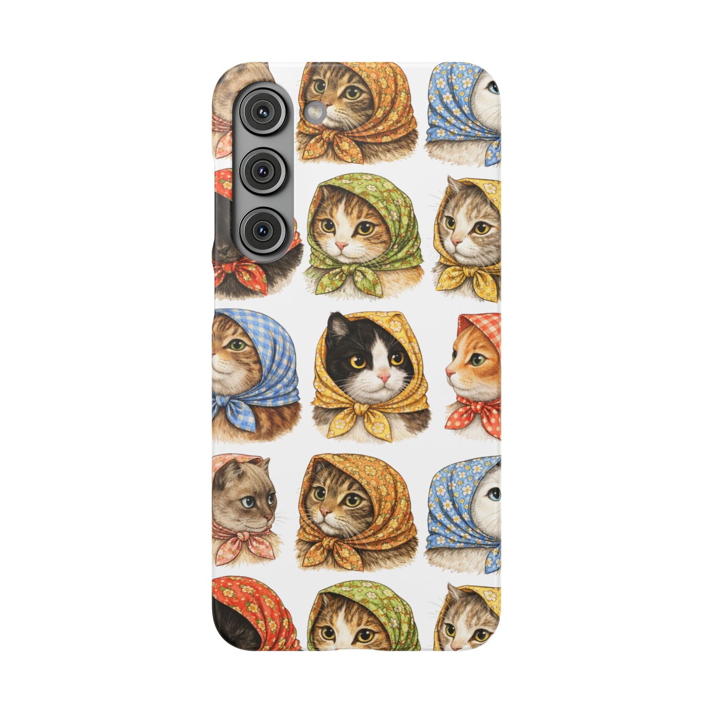 Babushka Cats Snap Phone Case