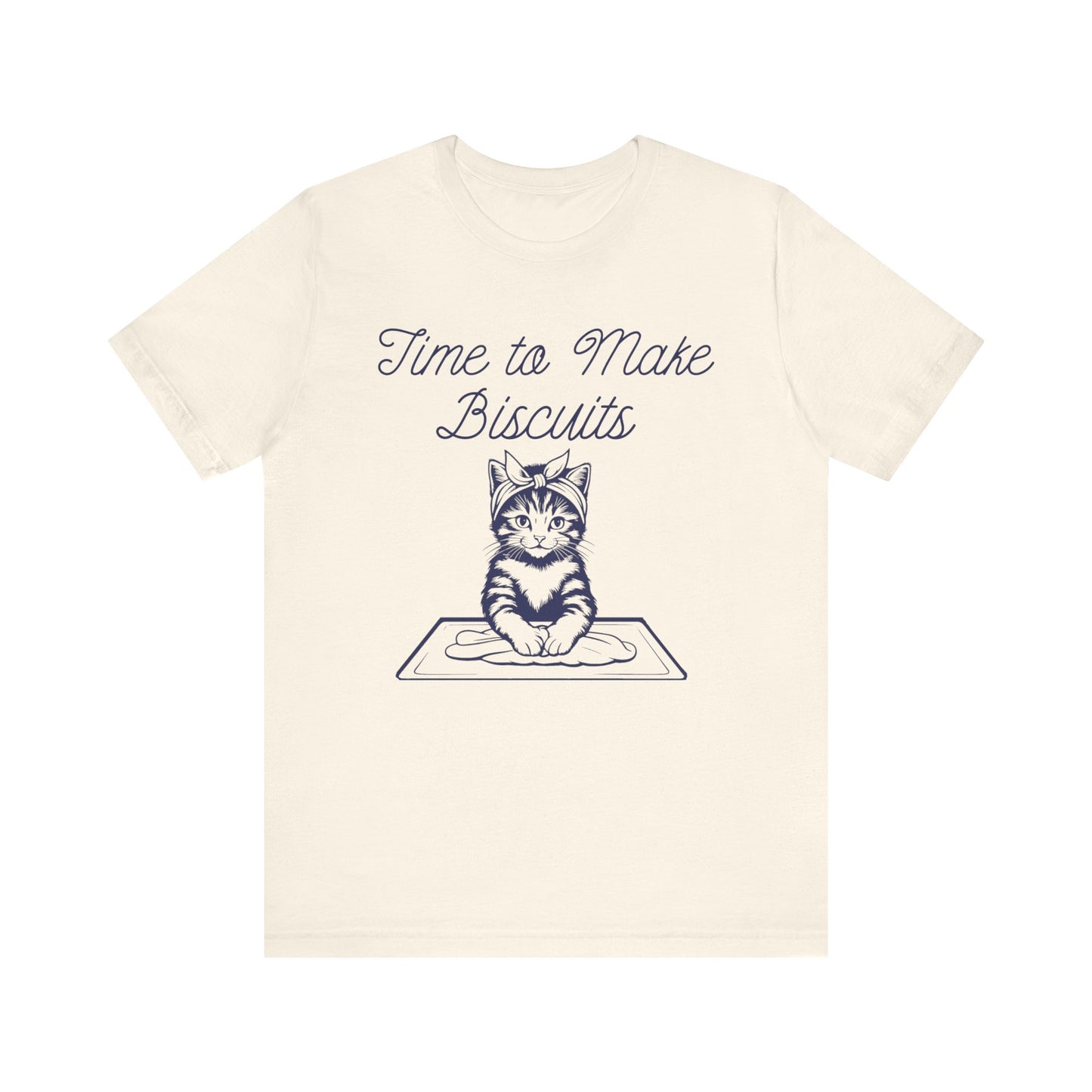 Babushka Cat Makes Biscuits Unisex Tee