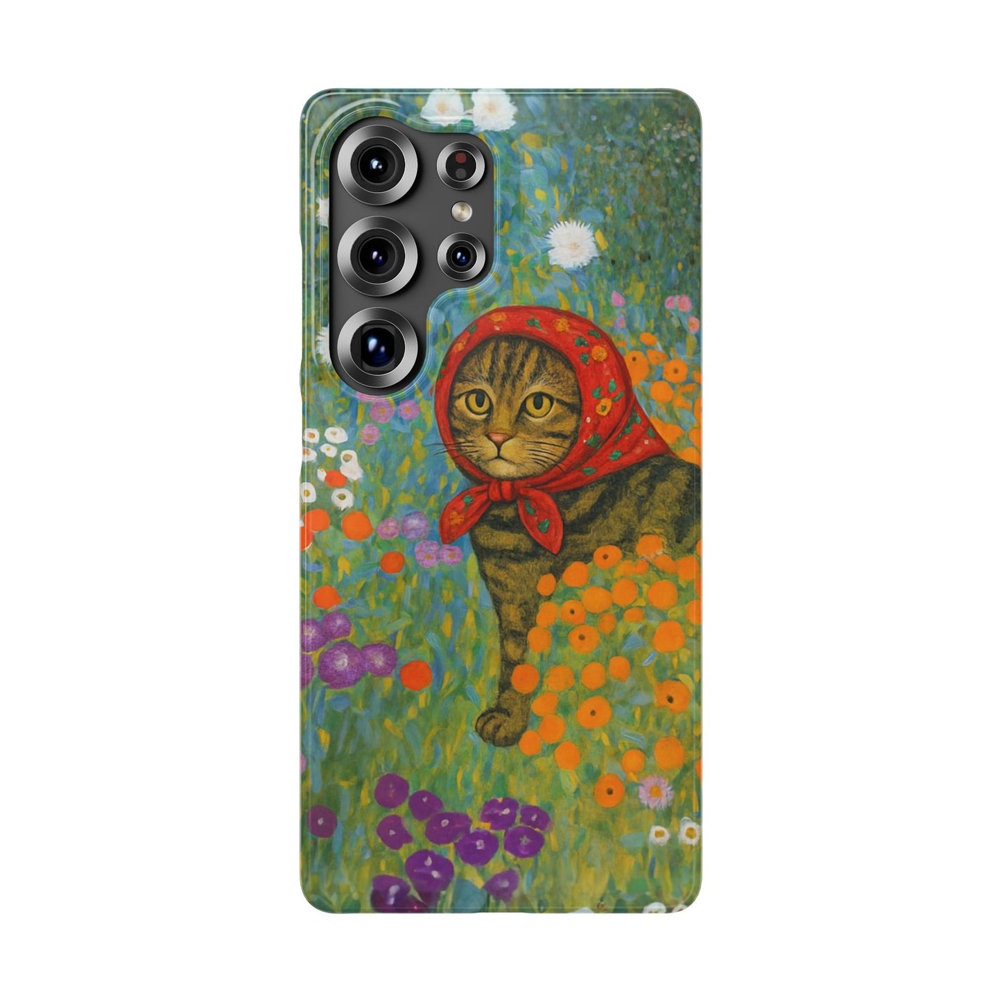 Babushka Cat Gusav Klimt Snap Phone Case