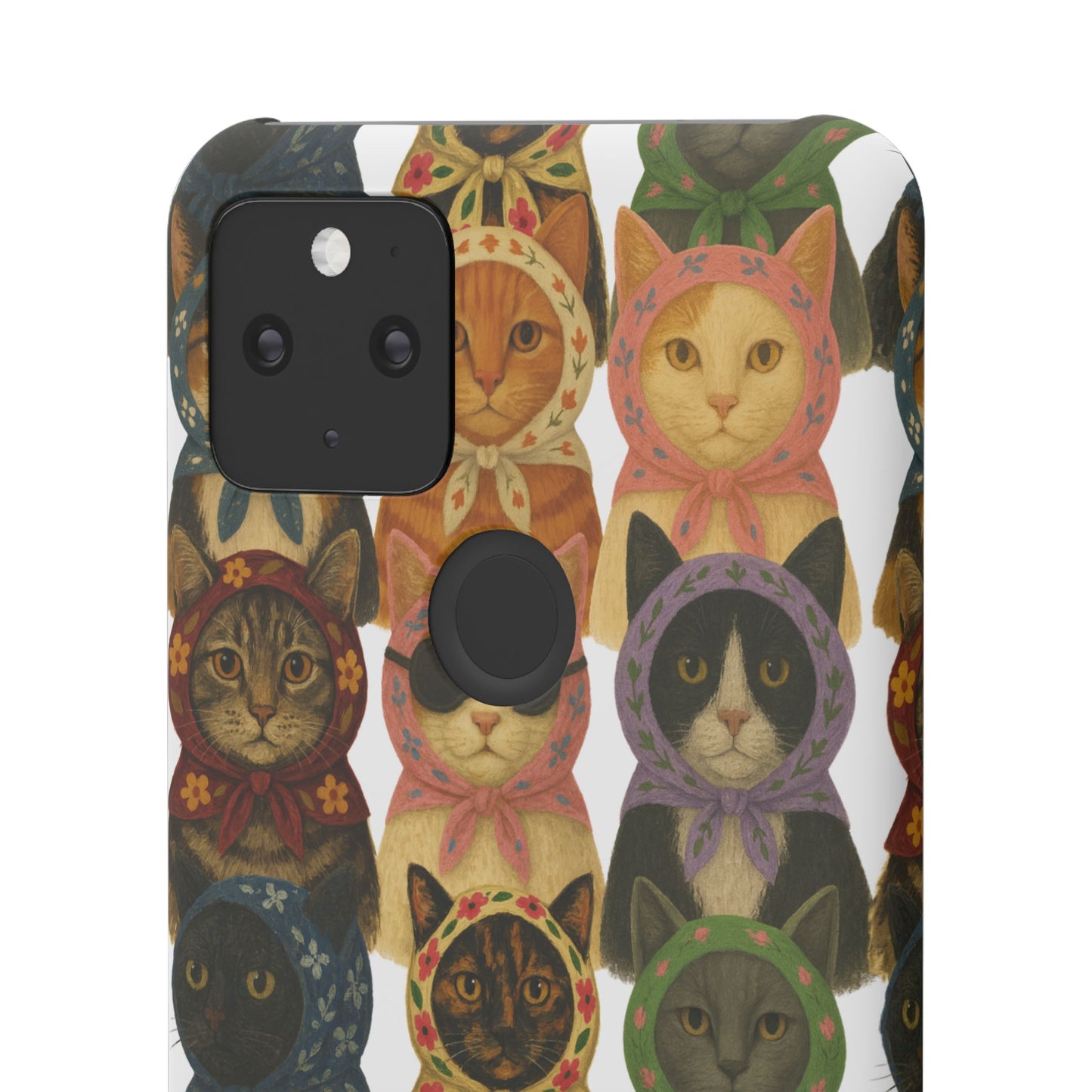 Babushka Cat Snap Phone Cases