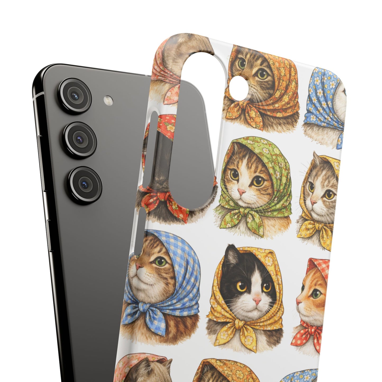 Babushka Cats Snap Phone Case