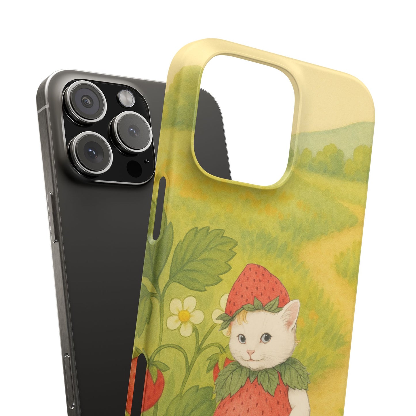 Strawberry Cat x Mother Earth's Children Snap Phone Case