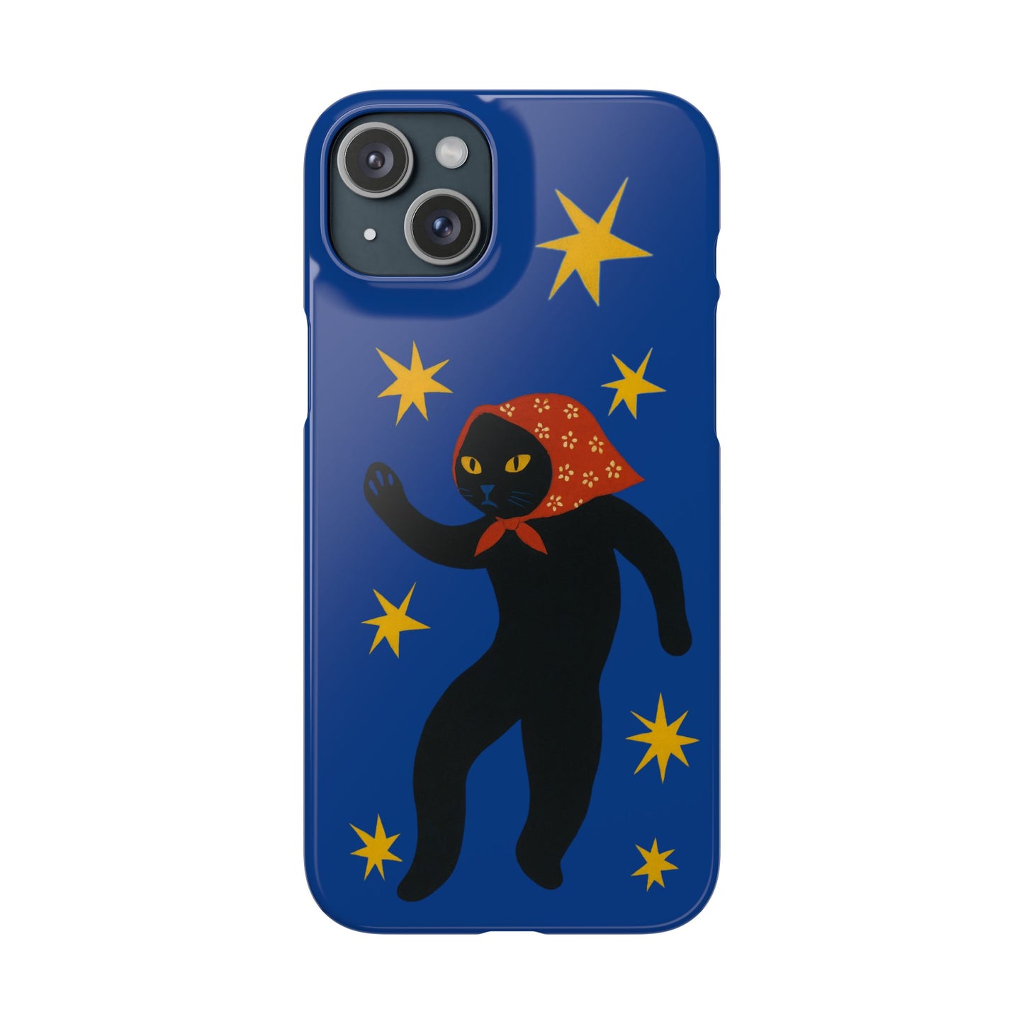 Babushka Cat x Matisse Style Snap Phone Case