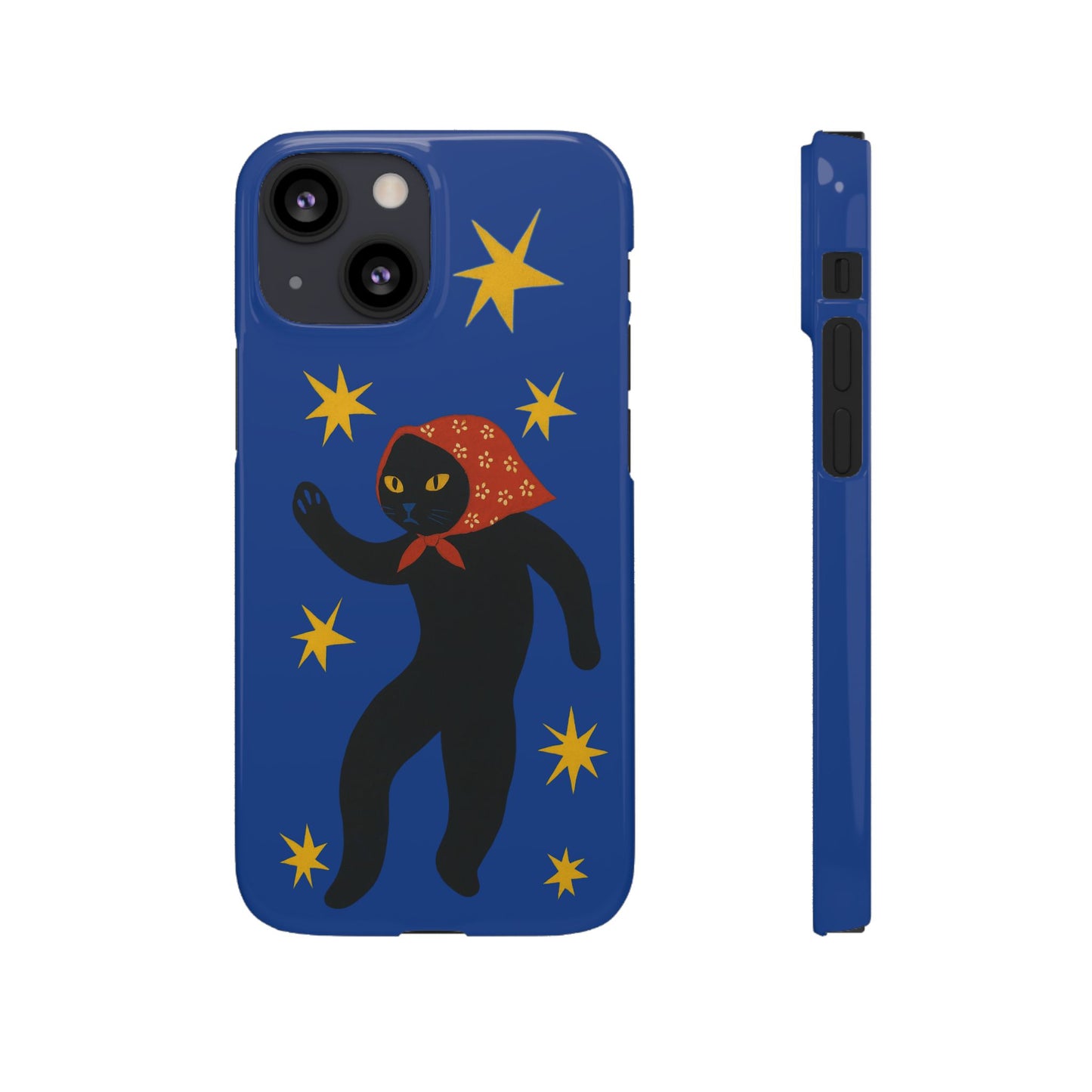 Babushka Cat x Matisse Style Snap Phone Case