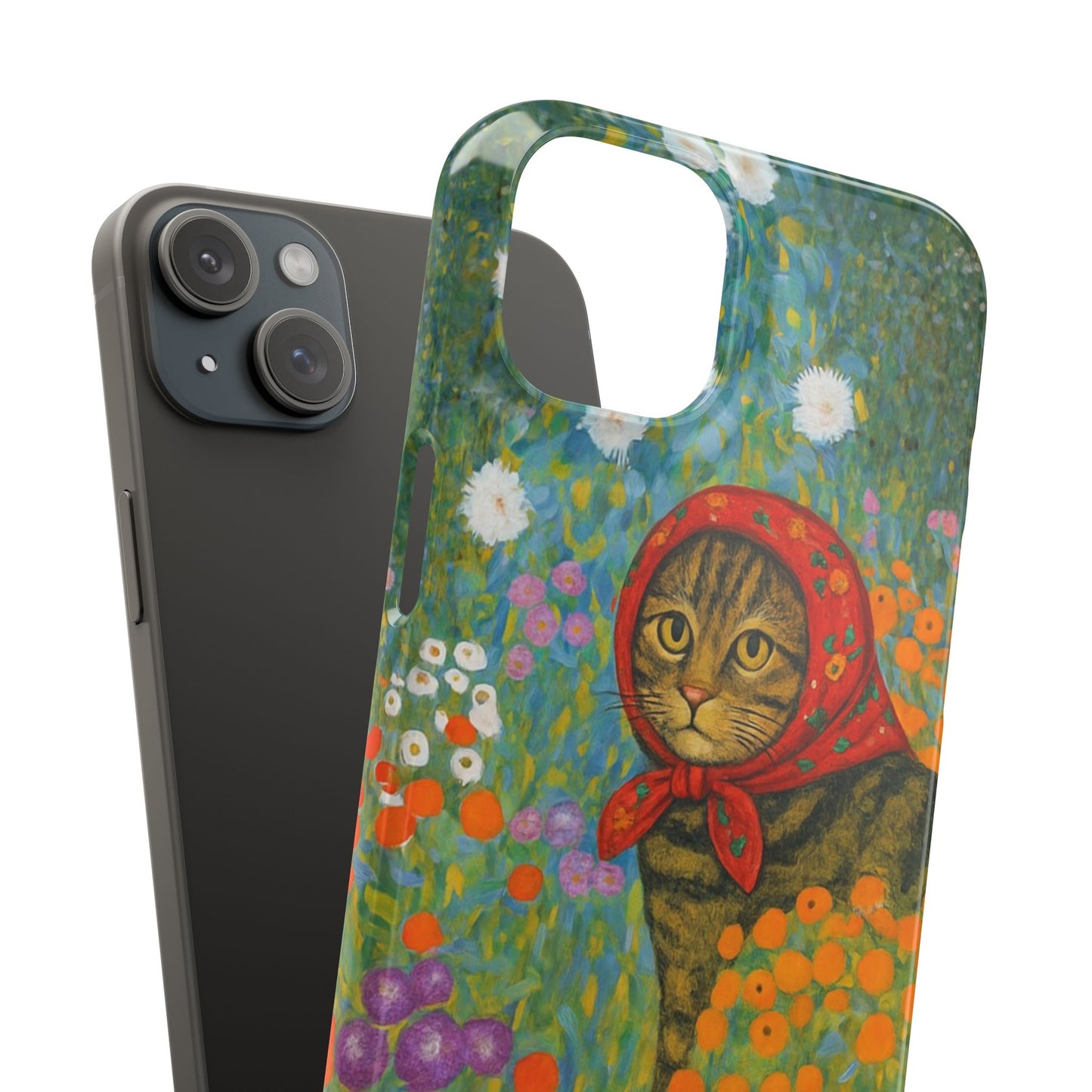 Babushka Cat Gusav Klimt Snap Phone Case