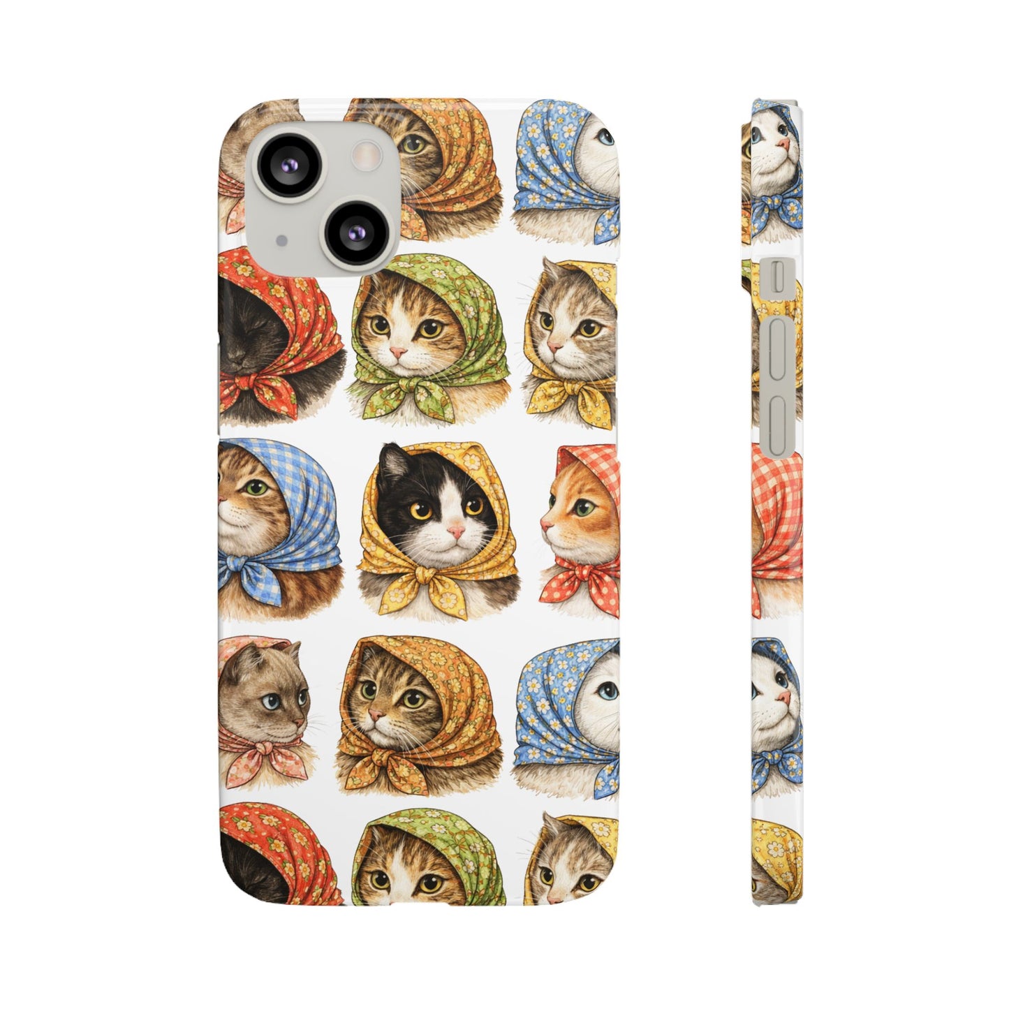 Babushka Cats Snap Phone Case