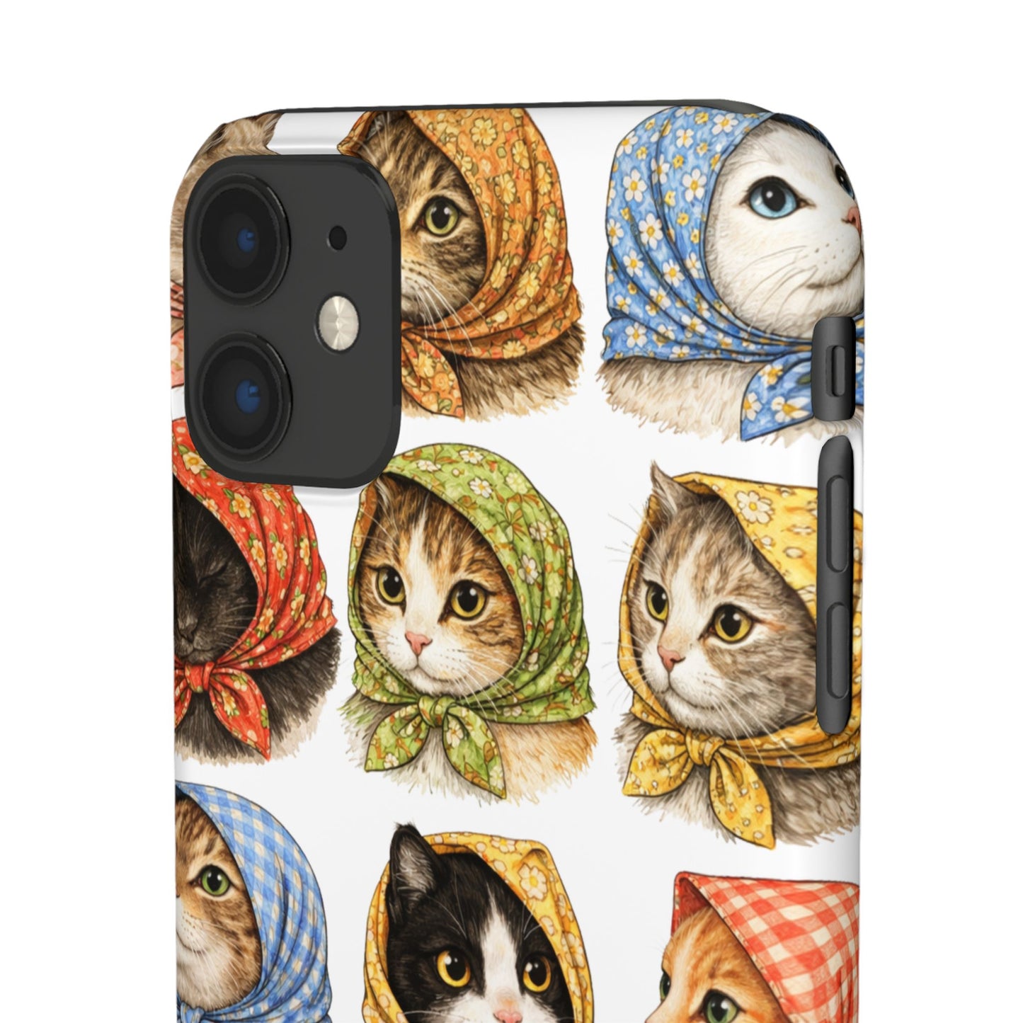 Babushka Cats Snap Phone Case