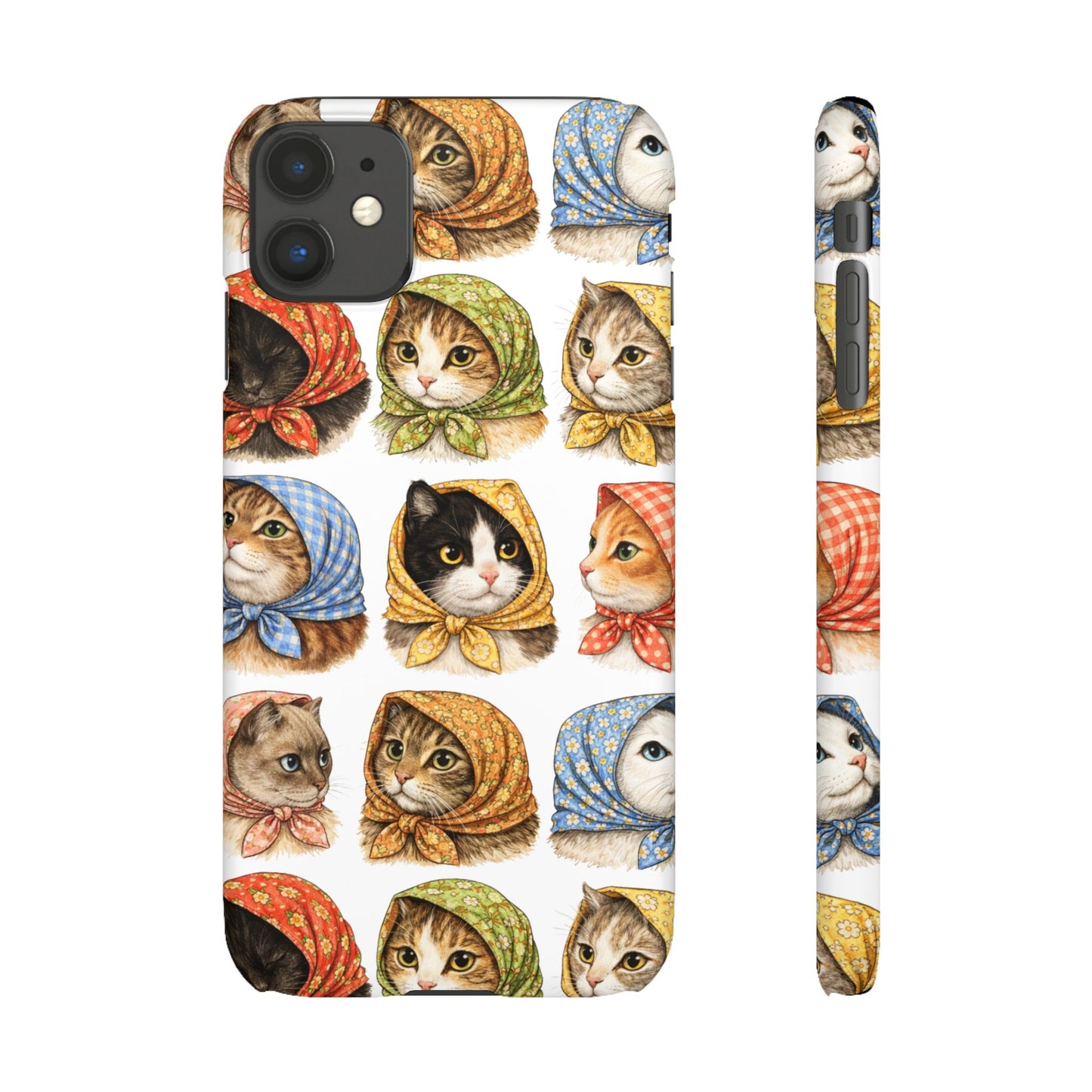 Babushka Cats Snap Phone Case