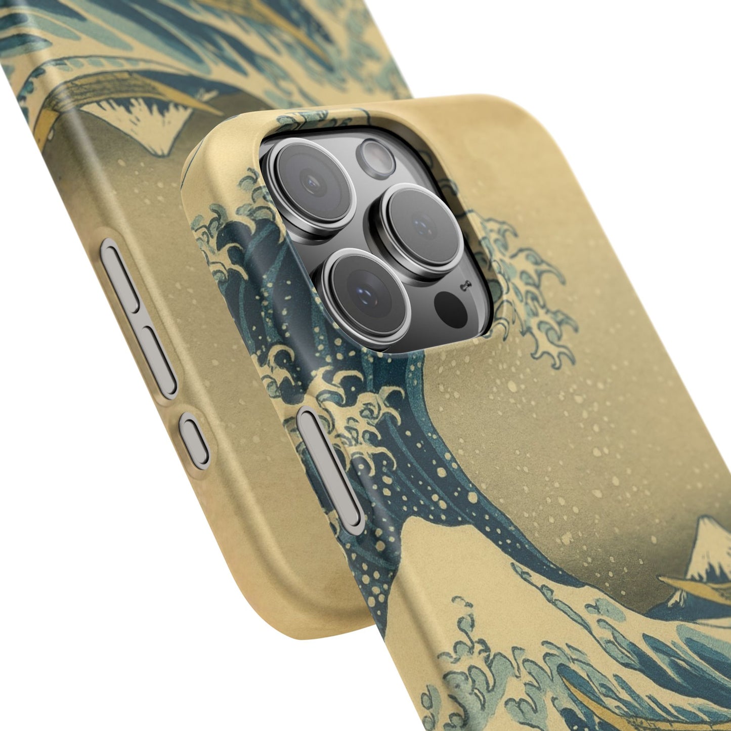 Babushka Cat x  The Great Wave Off Kanagawa Snap Phone Case