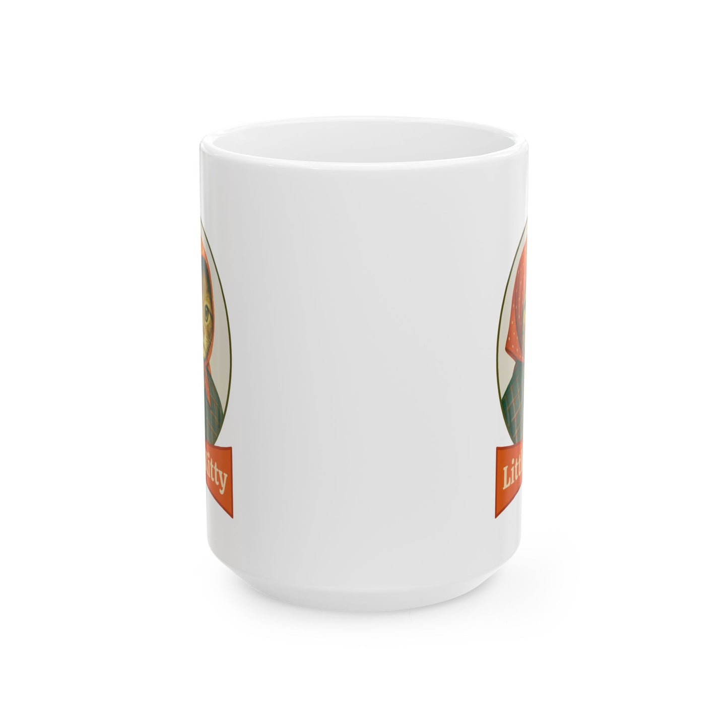 Little Kitty Babushka Cat Parody Humor Cat Mug