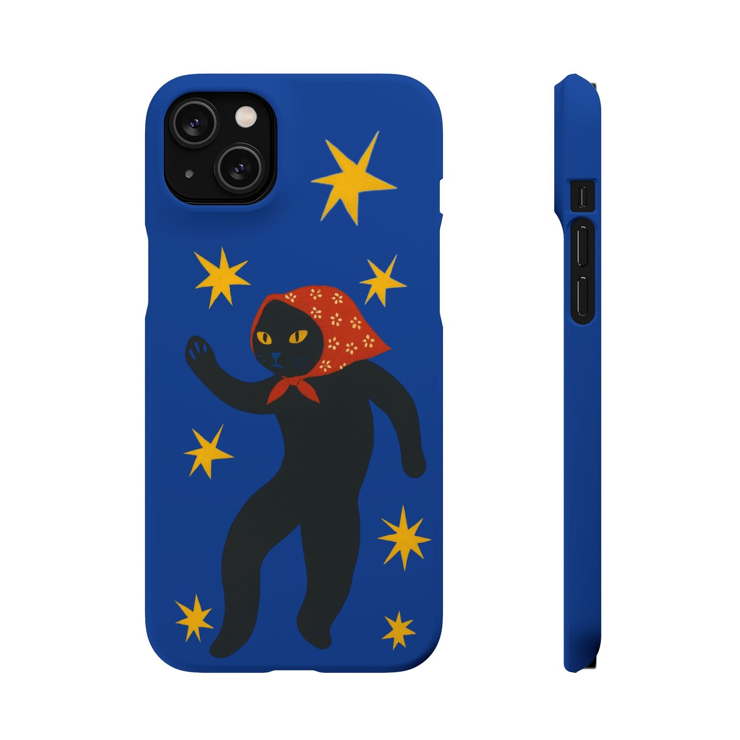 Babushka Cat x Matisse Style Snap Phone Case