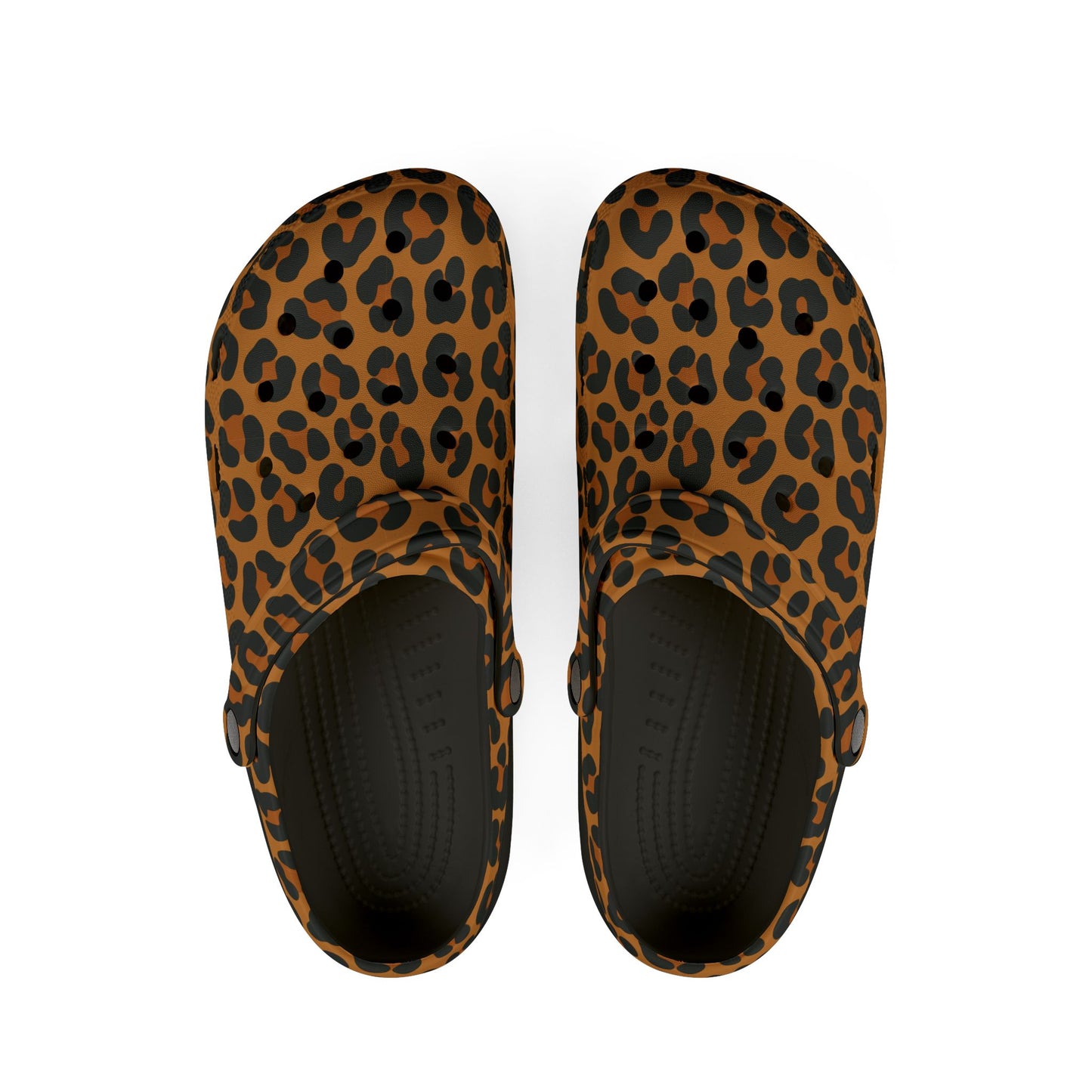 Sassy Leopard Theme Granny Gliders EVA Foam Rubber Shoes
