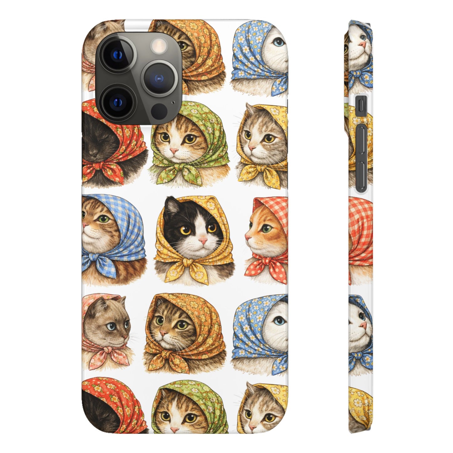 Babushka Cats Snap Phone Case