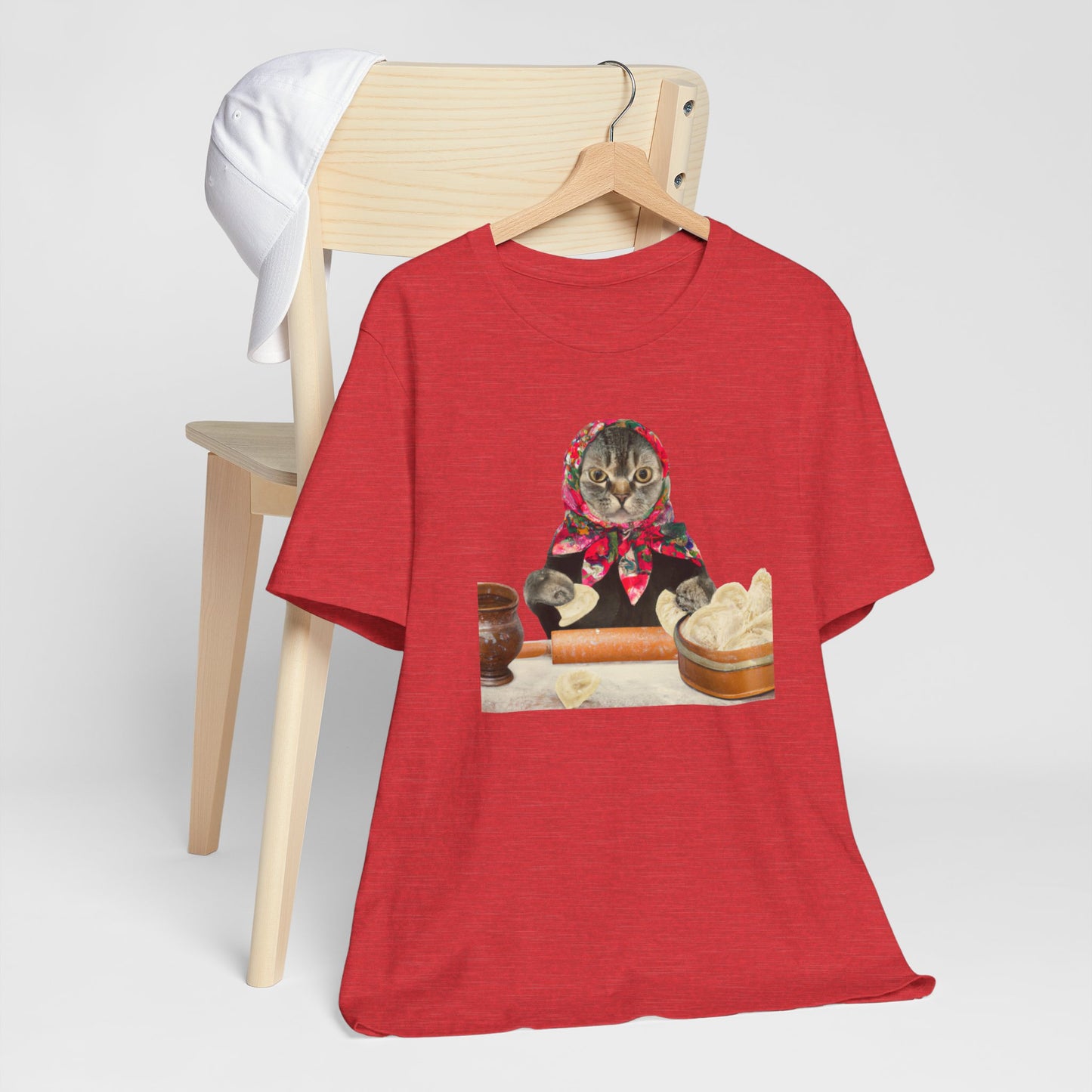 Babushka Makes Pierogi T-Shirt (Unisex)