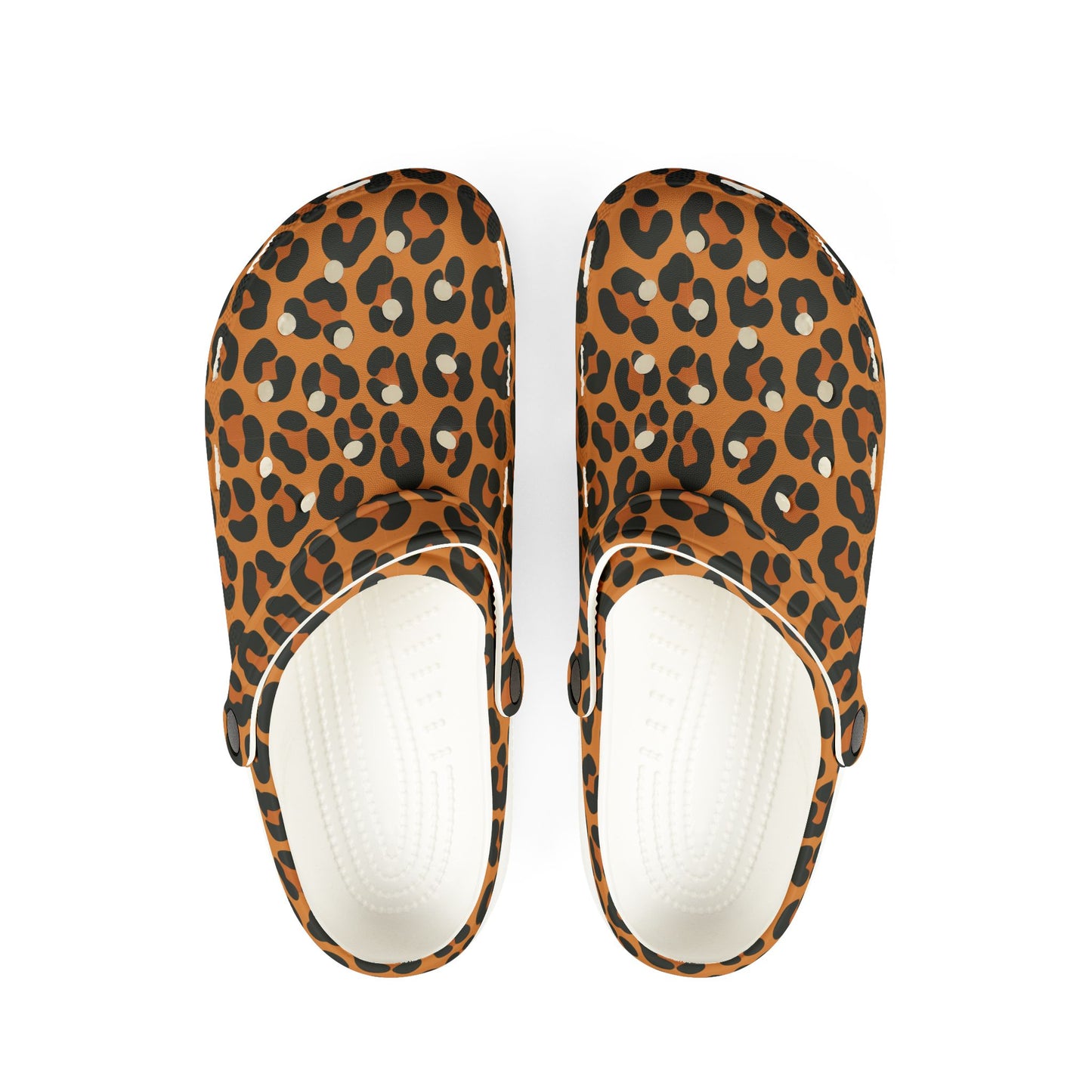 Sassy Leopard Theme Granny Gliders EVA Foam Rubber Shoes