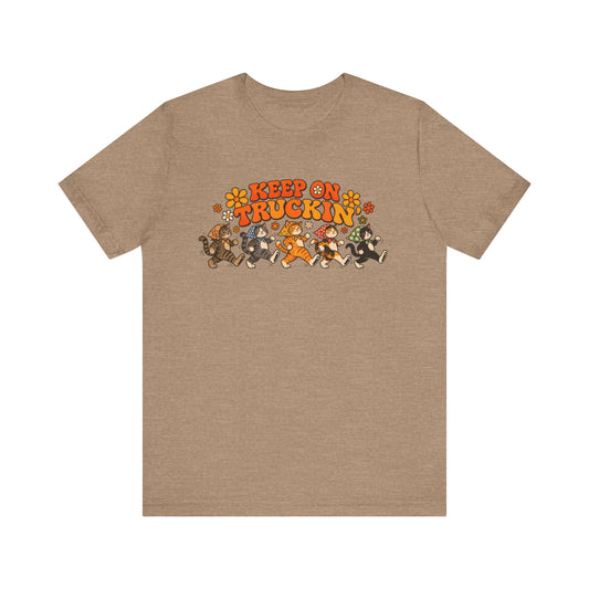 Babushka Cat Keep on Truckin' Unisex Jersey Short Sleeve Tee