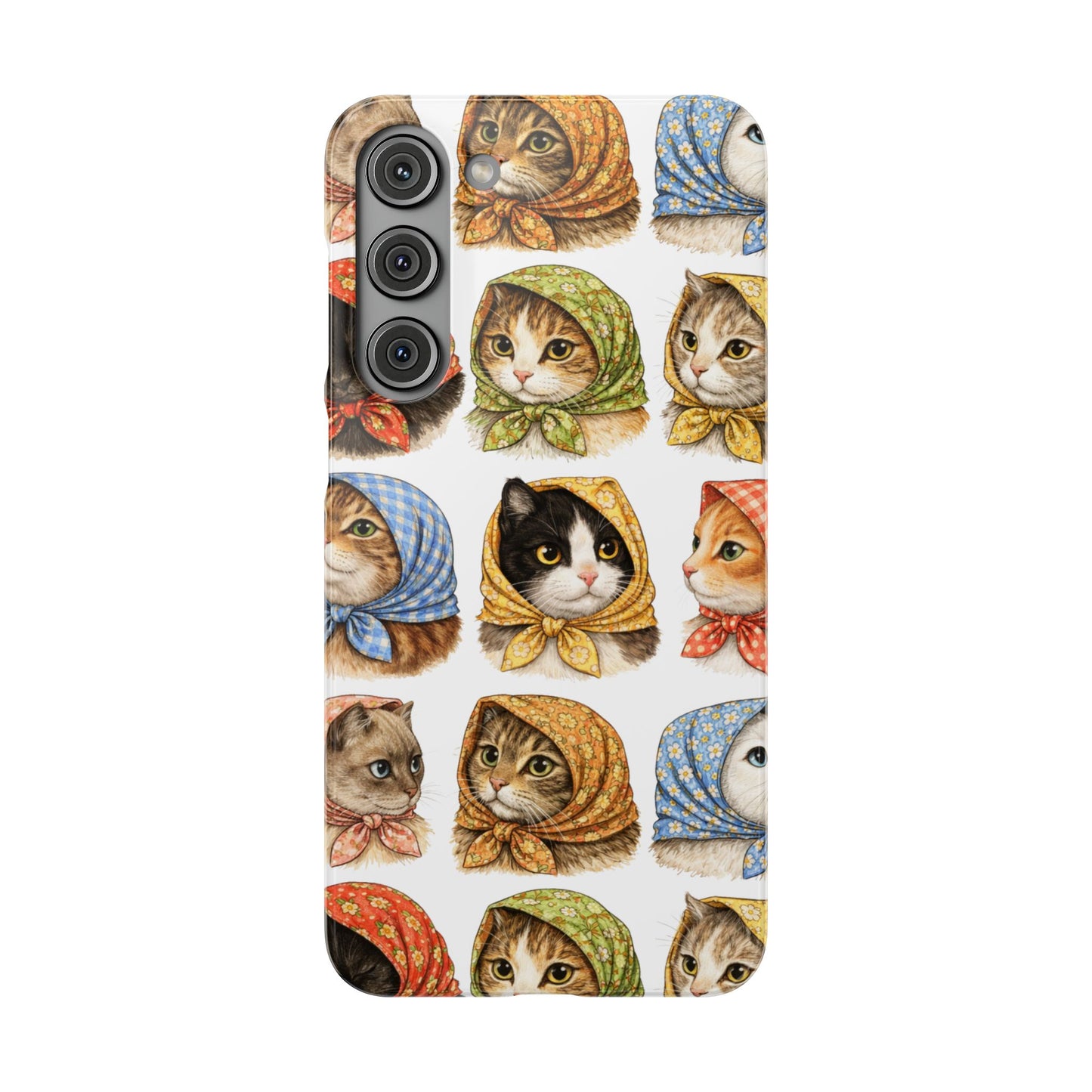 Babushka Cats Snap Phone Case