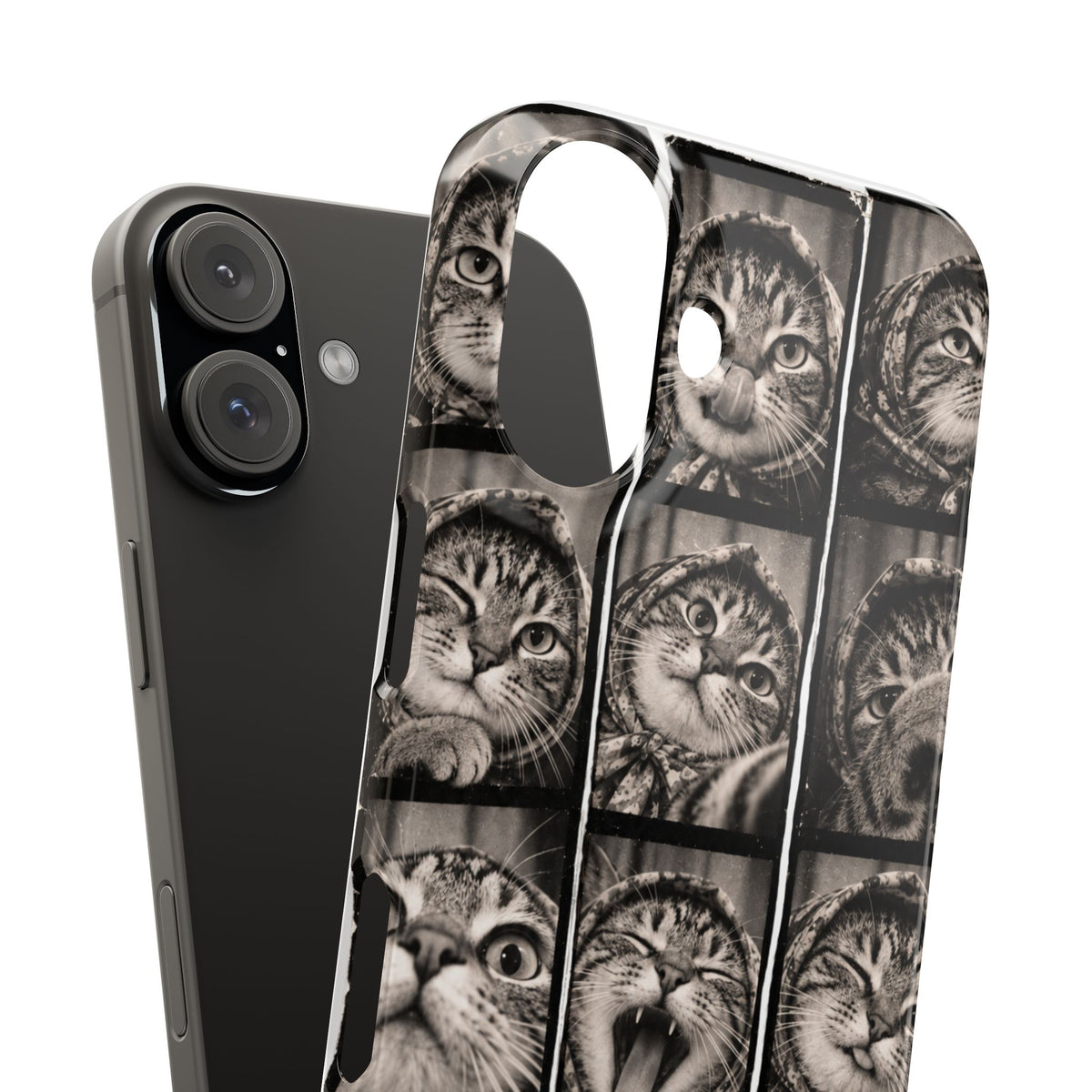 Babushka Cat Photobooth Snap Phone Case