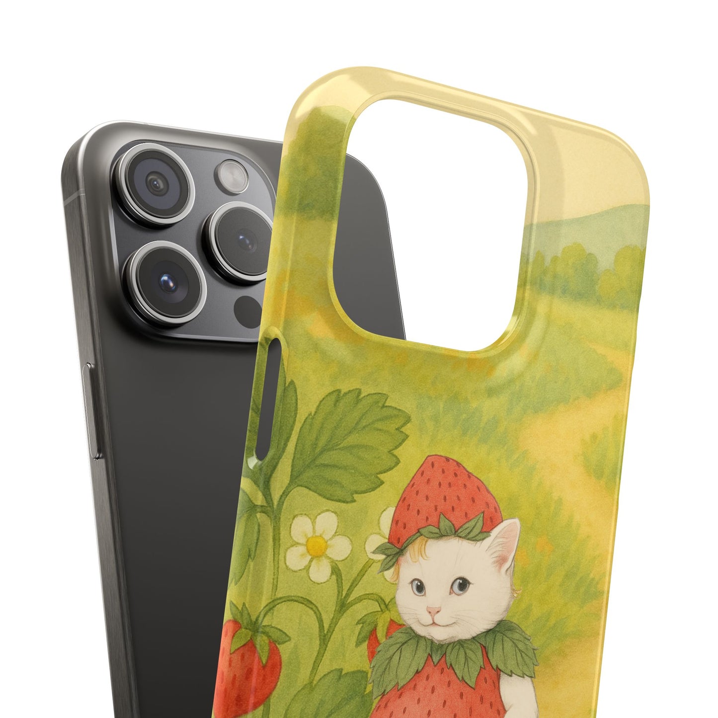 Strawberry Cat x Mother Earth's Children Snap Phone Case