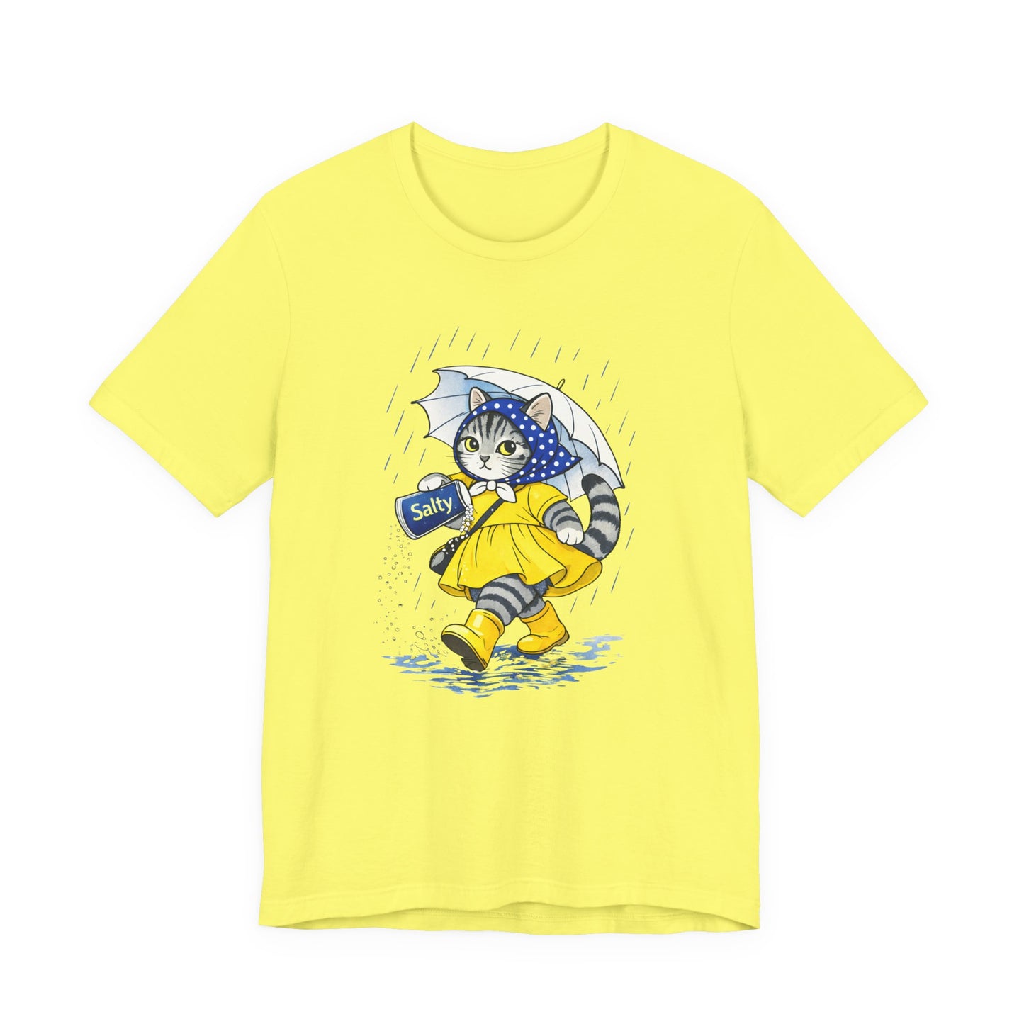 Salty Babushka Cat T-Shirt, Funny Cat Lover Unisex Tee