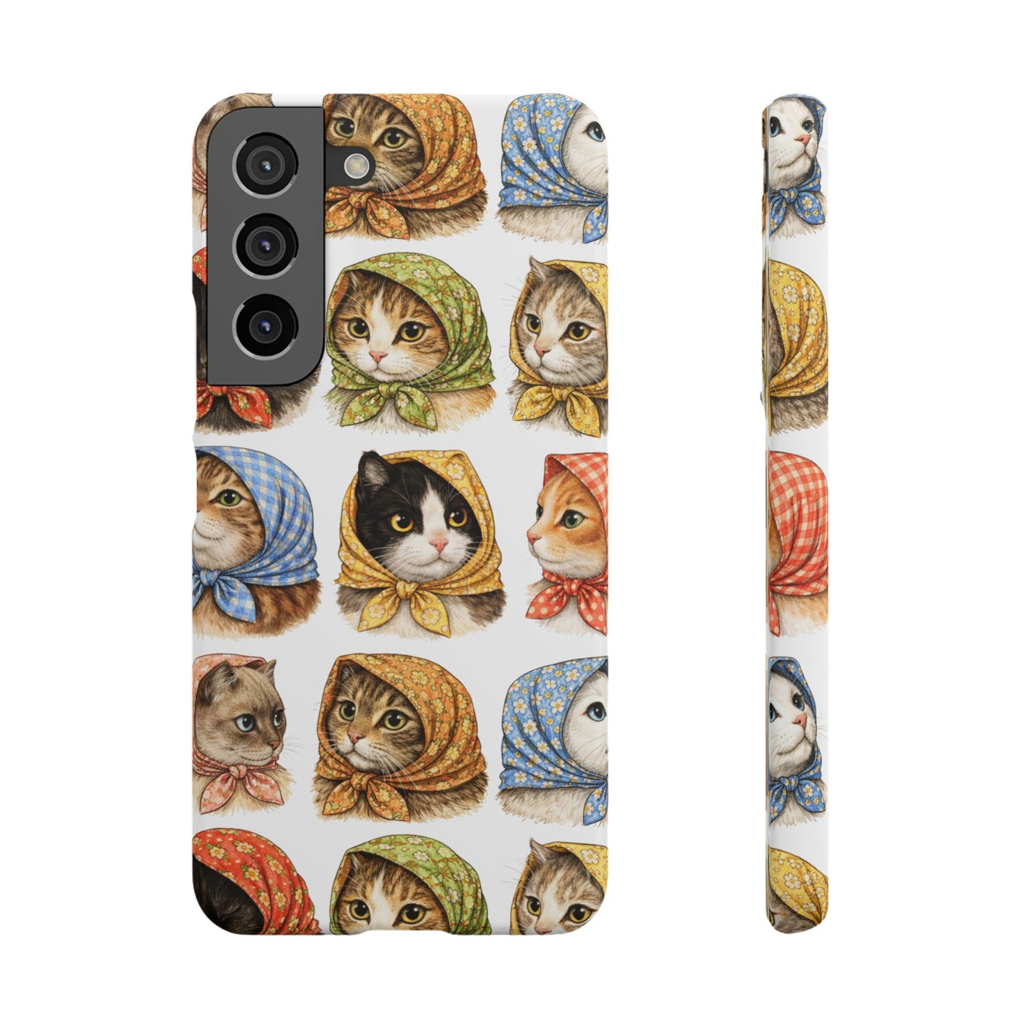 Babushka Cats Snap Phone Case