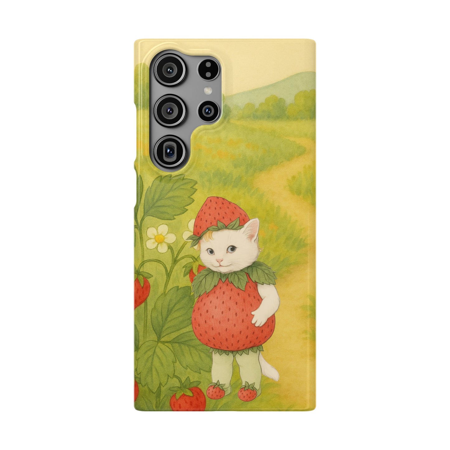 Strawberry Cat x Mother Earth's Children Snap Phone Case