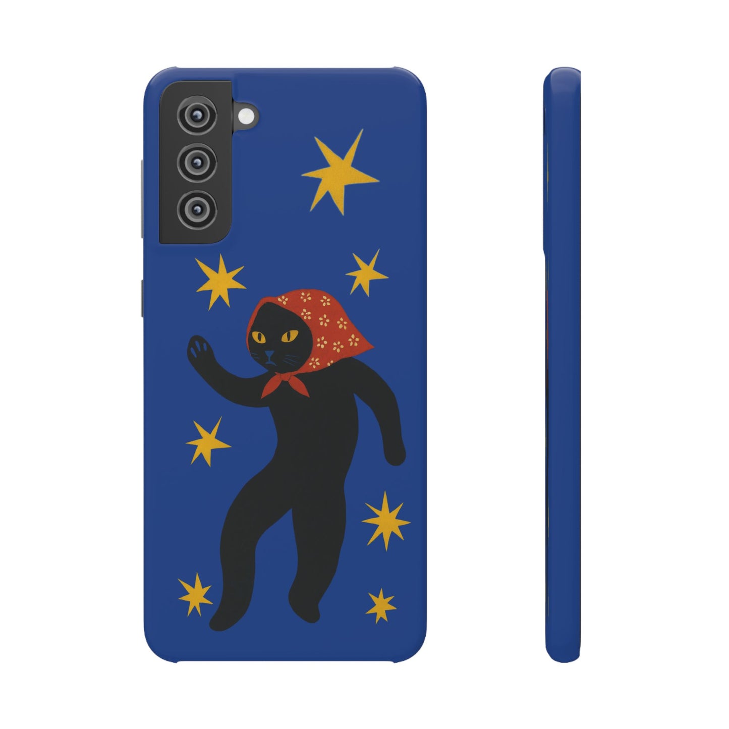 Babushka Cat x Matisse Style Snap Phone Case